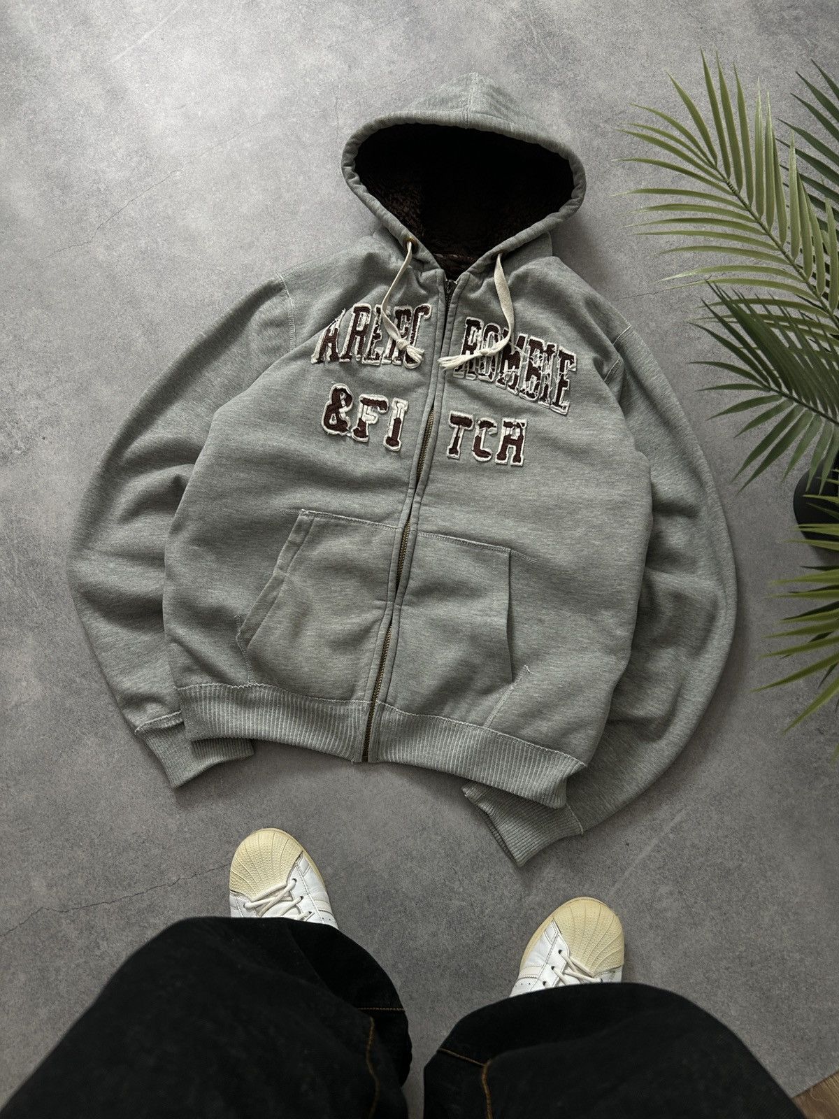 If Six Was Nine Abercrombie & Fitch Fur zip-hoodies y2k Size US L / EU 52-54 / 3 - 2 Thumbnail