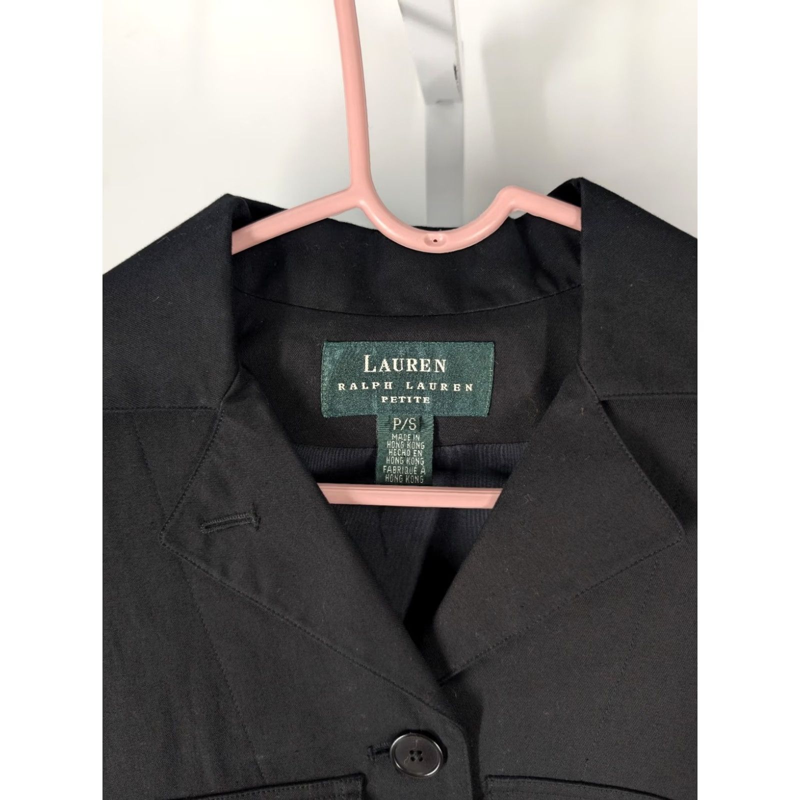 Ralph Lauren VINTAGE Ralph Lauren Short Twill Jacket Women's PS Cropped Cargo Pockets 90s Avantgarde Gothic Size S / US 4 / IT 40 - 6 Thumbnail
