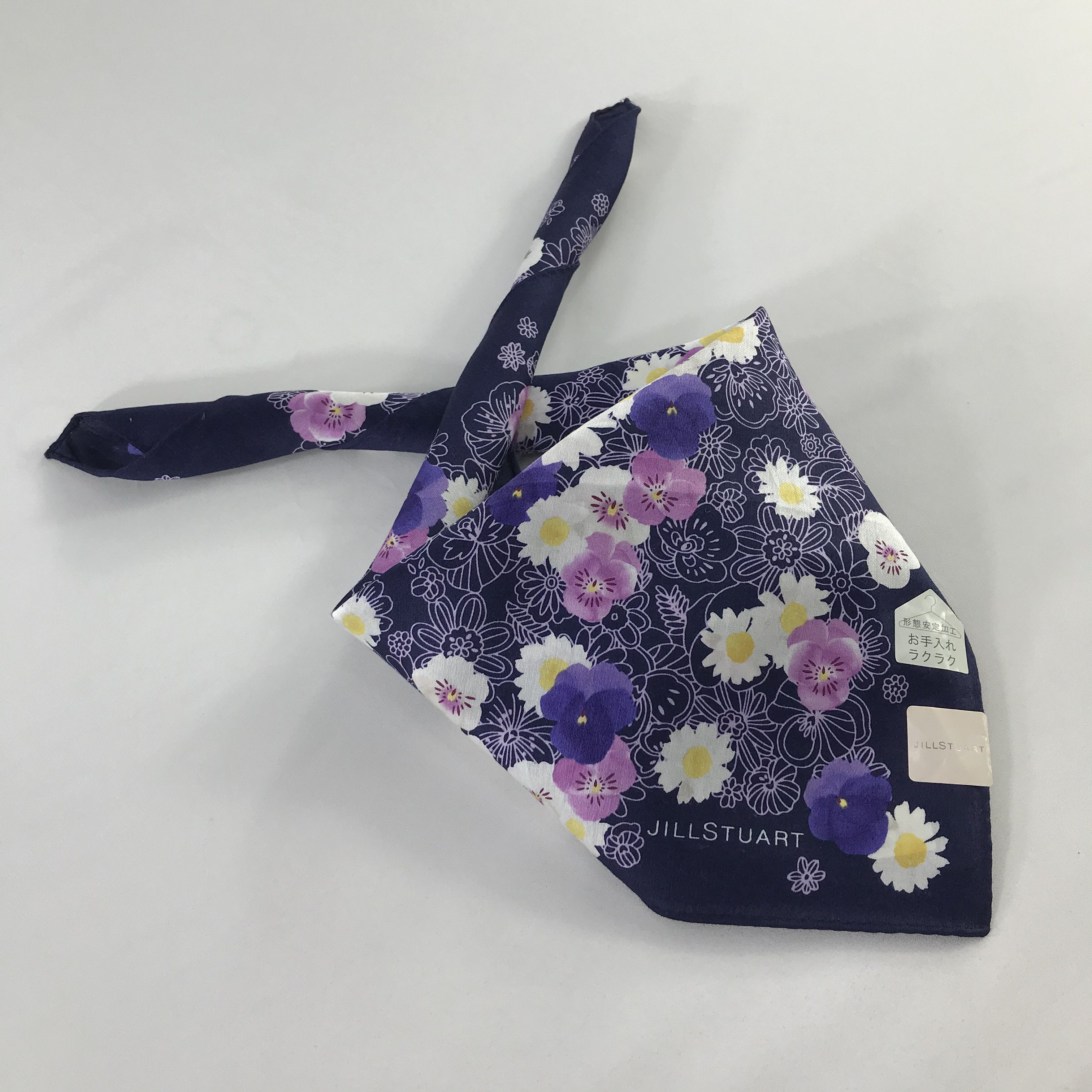 Jil Stuart × Vintage Jil Stuart Bandana / Handkerchief / Neckerchief - S842 Size ONE SIZE - 4 Thumbnail