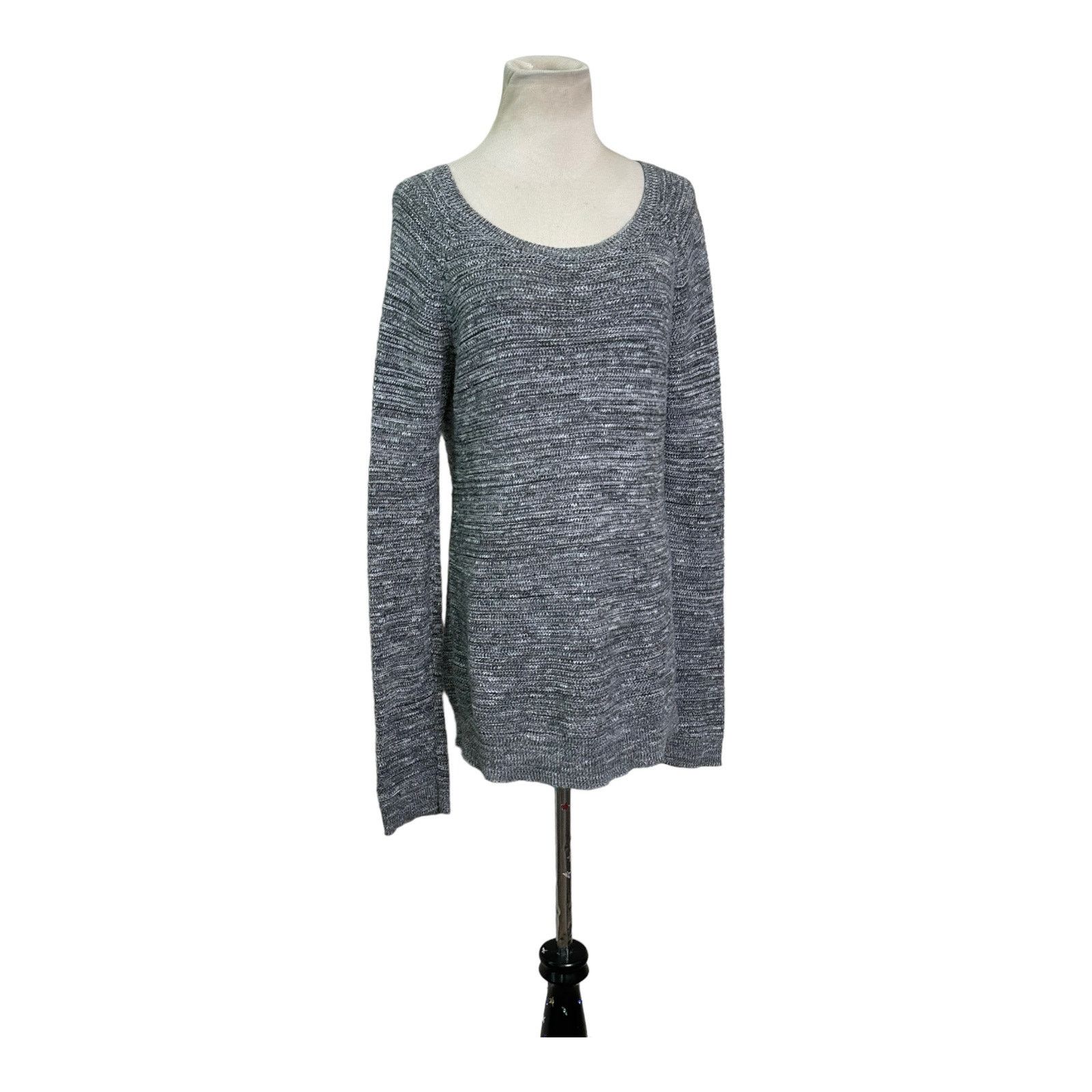 Loft LOFT gray long sleeves cotton sweater size M Size M / US 6-8 / IT 42-44 - 7 Thumbnail