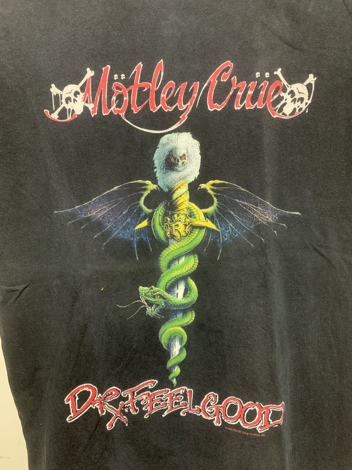 Band Tees Vintage 2003 Motley Crue - Dr. Feelgood Amiri Style Tee Size US M / EU 48-50 / 2 - 7 Thumbnail