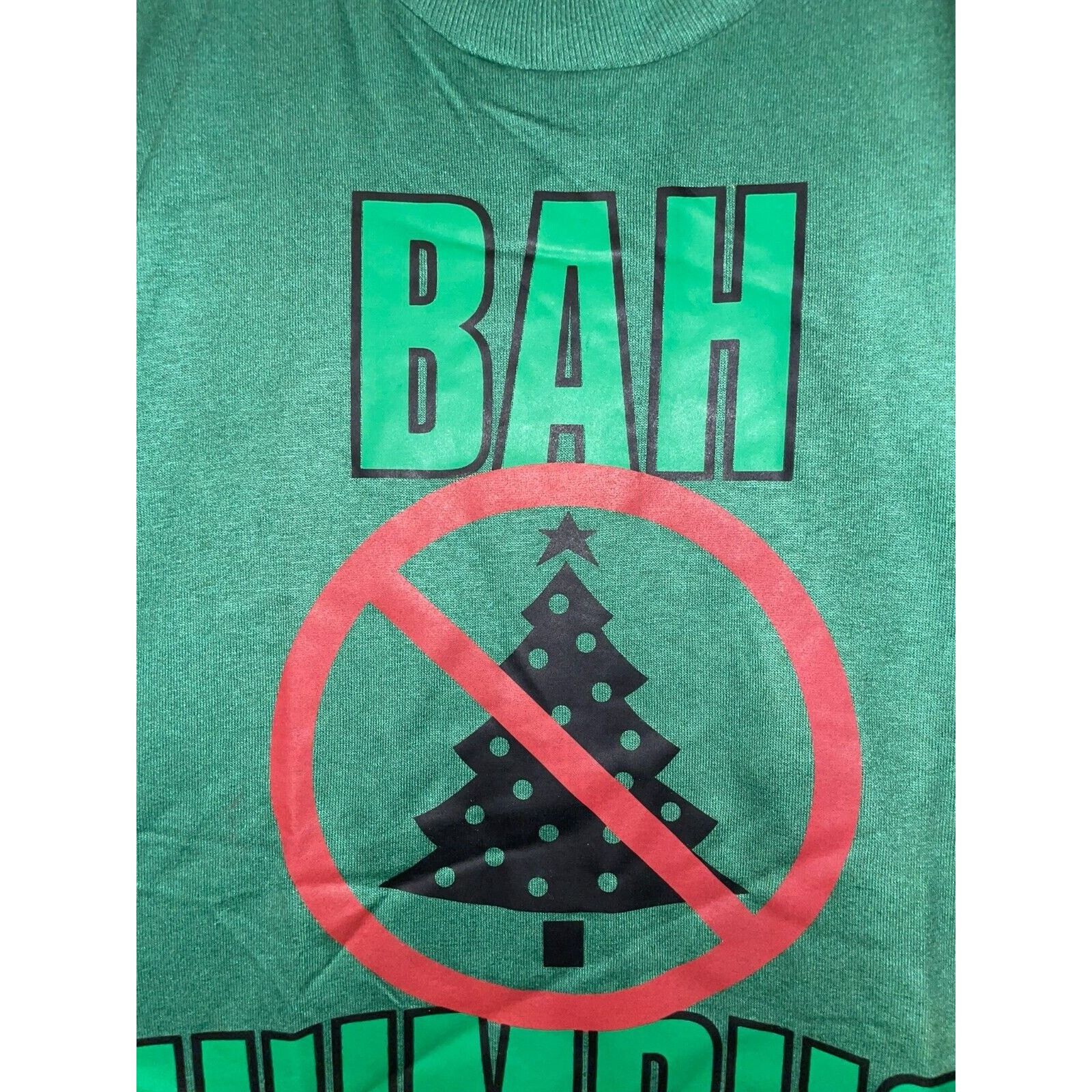 Jerzees Vintage Bah Humbug Shirt Christmas Eat Drink Be Merry Tee M Size US M / EU 48-50 / 2 - 2 Thumbnail