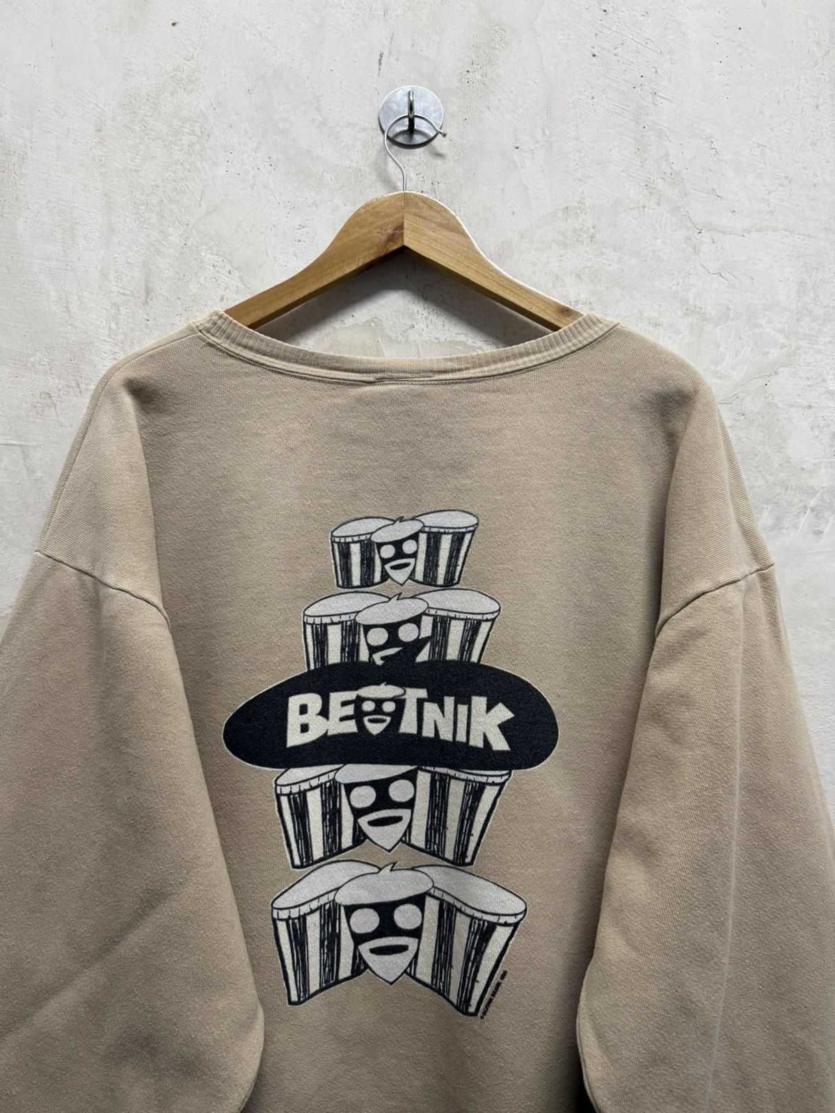 Vintage Vintage 90s Beatnik Sweatshirt Size US L / EU 52-54 / 3 - 2 Thumbnail