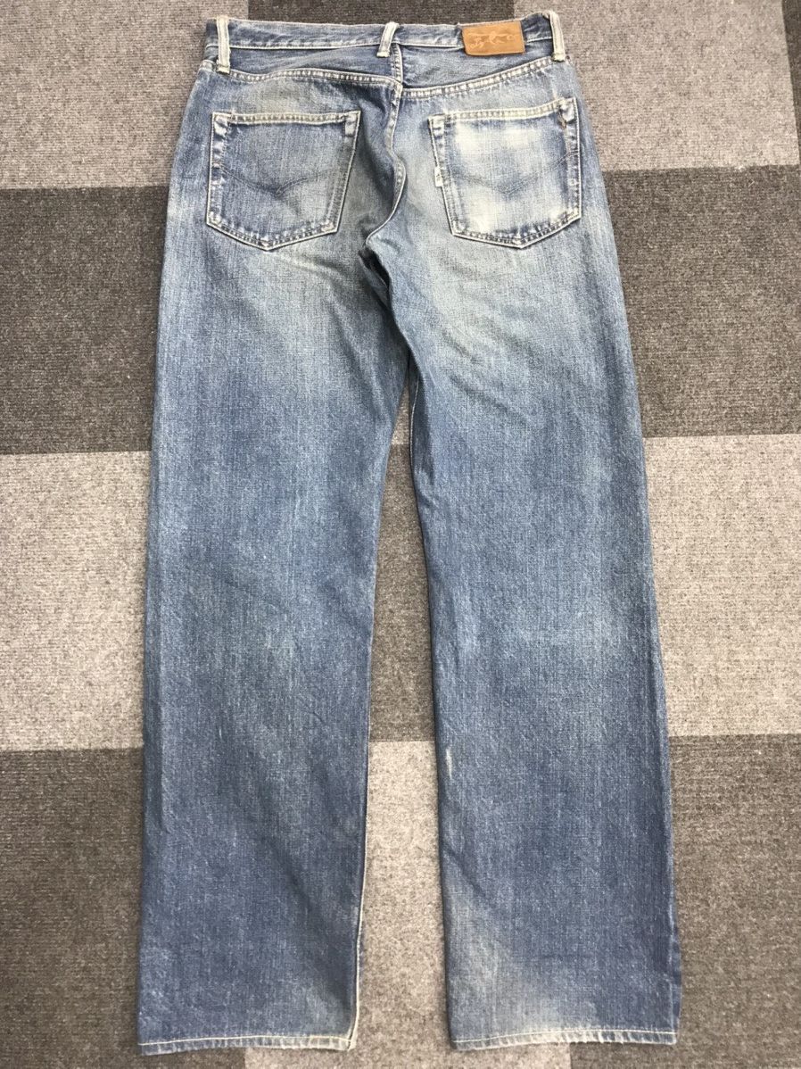 EIGHT-G × Japanese Brand EIGHT G Selvedge Sturdy Distressed Jeans F16 Size US 30 / EU 46 - 13 Thumbnail
