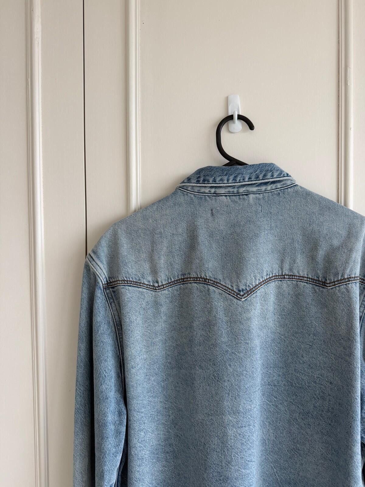 Ksubi new Ksubi mens whiplash ls shirt krystal blue denim medium m Size US M / EU 48-50 / 2 - 6 Thumbnail