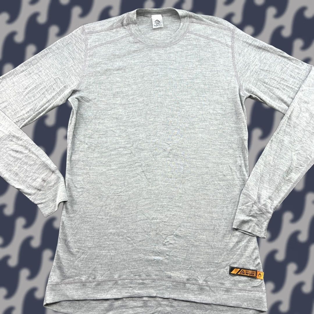 Layer 8 ACLIMA Base Layer Shirt Mens 2XL Lenzing Work Fire Flame Restitant Safety Gray Shirt Mens 2XL Gray Size US XXL / EU 58 / 5 - 1 Thumbnail