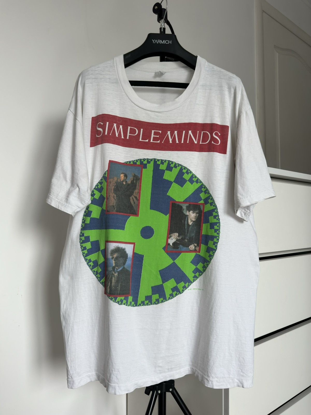 Band Tees Vintage 1989 Simple Minds Scotish Britpop Band Tee Size US XL / EU 56 / 4 - 1 Thumbnail