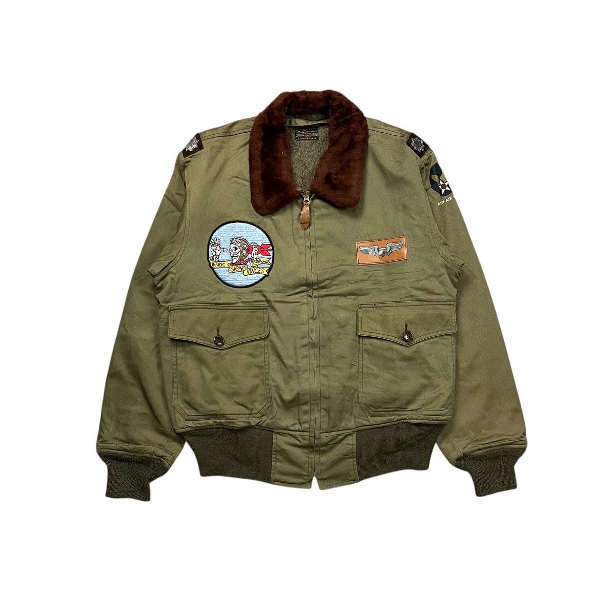 Buzz Rickson's Vintage Buzz Ricksons B-10 USAF Bomber Flight Jacket Size US L / EU 52-54 / 3 - 1 Thumbnail