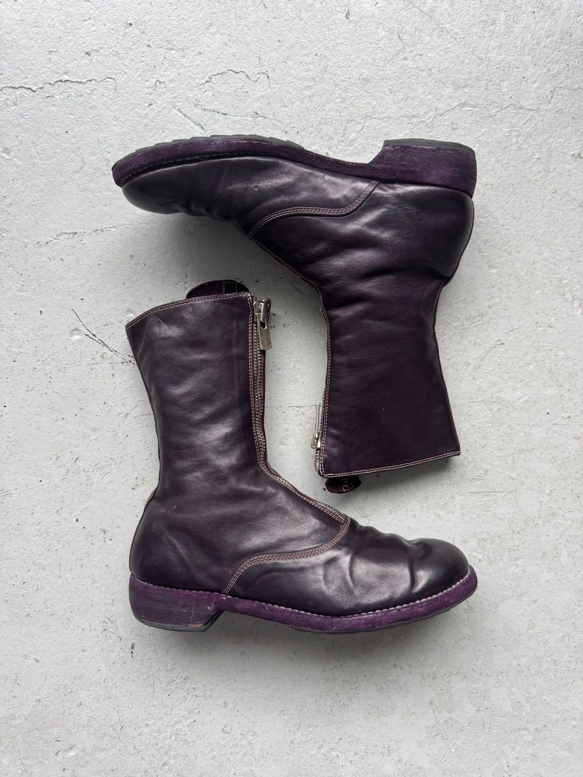 Guidi Guidi 310 Front Zip Soft Horse Leather Boots Size US 7.5 / IT 37.5 - 1 Thumbnail