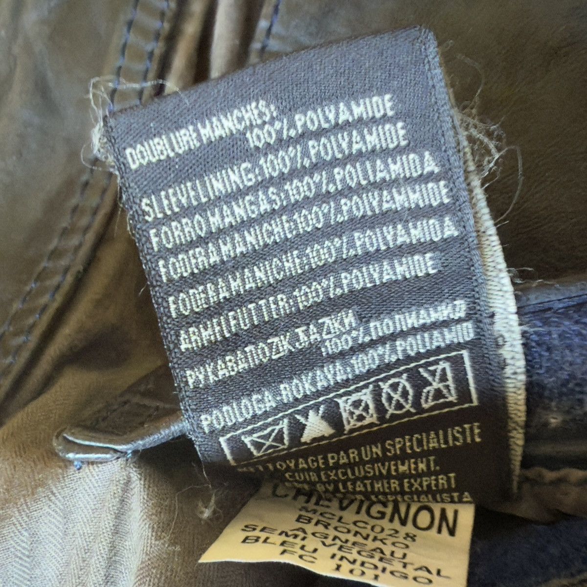 Chevignon Chevignon Leather Jacket – Early 1970s, Based on 1959 Model Size US M / EU 48-50 / 2 - 7 Thumbnail