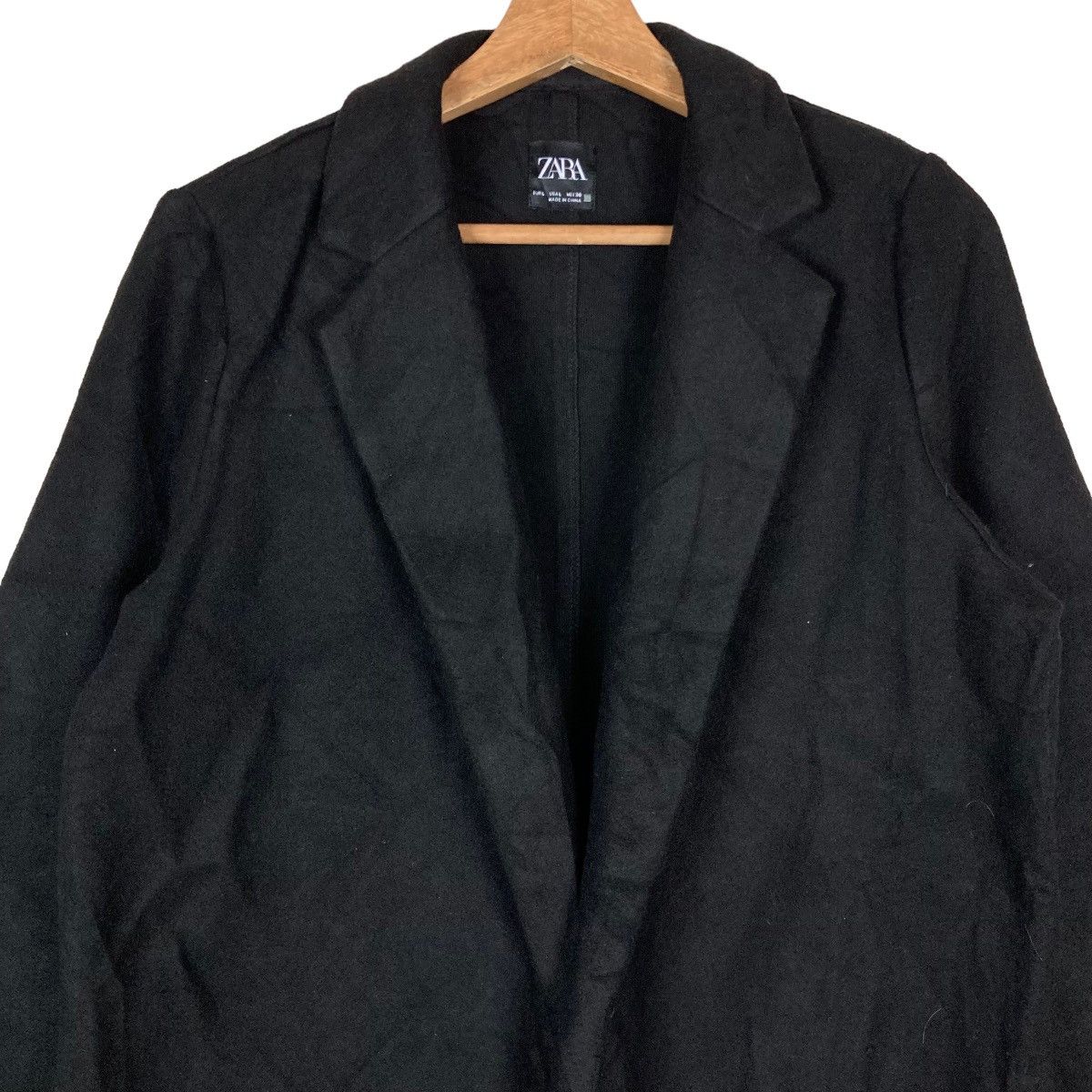 Zara Zara Plain Buttonless Womenswear Long Cardigan Trench Coat Size L / US 10 / IT 46 - 3 Thumbnail