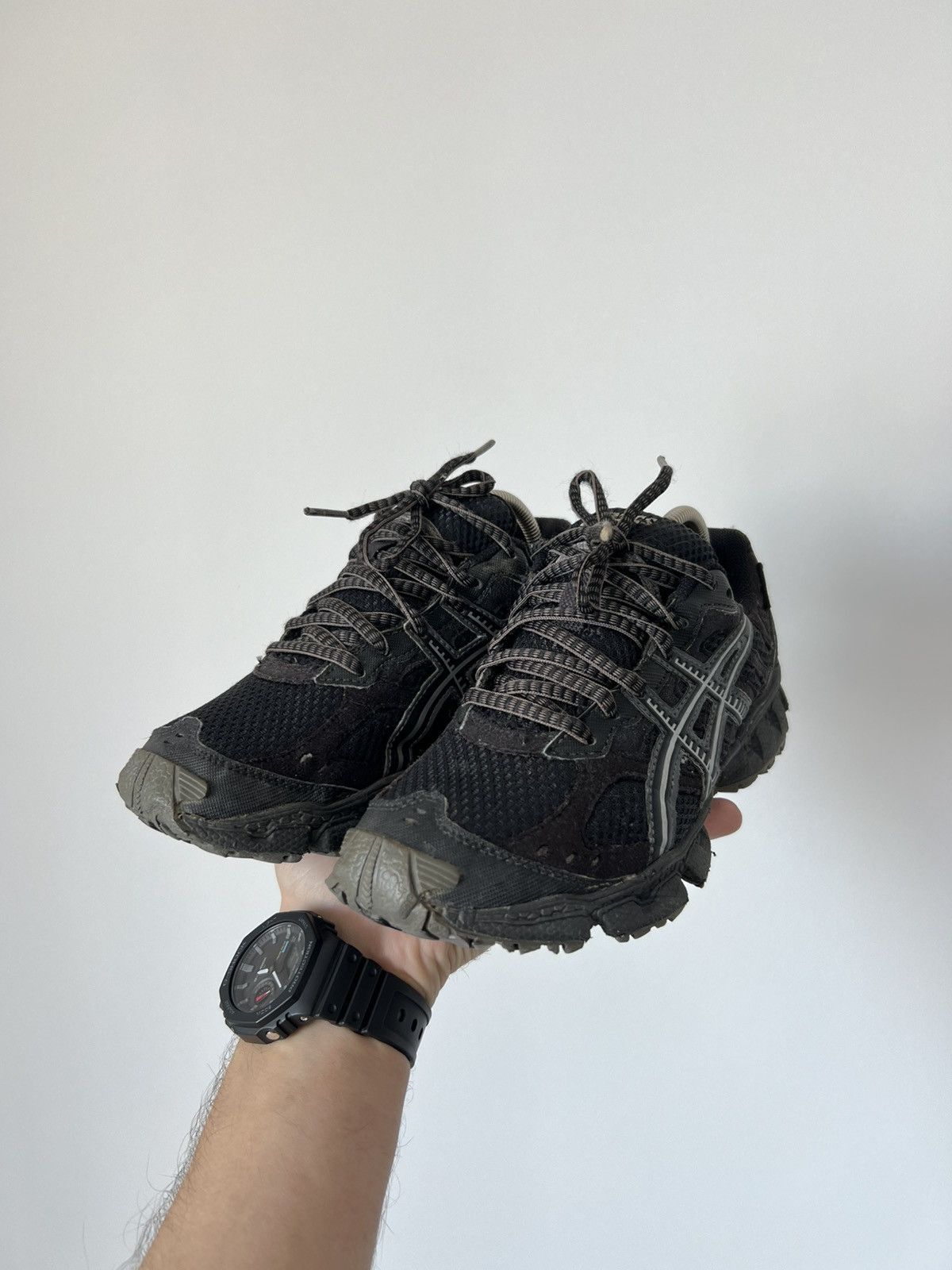 Asics × Goretex Asics Gel Trail Goretex Black Low Sneakers Hype Rare Y2k Size US 6 / IT 36 - 4 Thumbnail