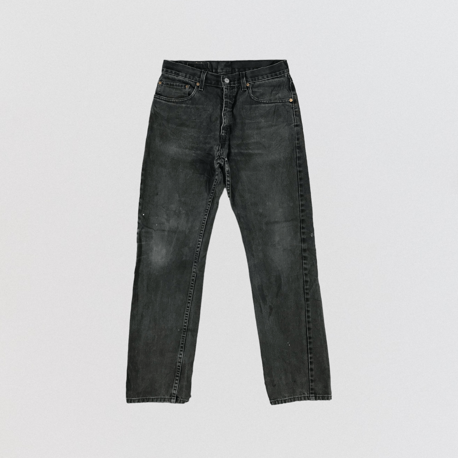 Levi's × Vintage Vintage 90s Faded Black Levis 505 Jeans-JM2945 Size US 32 / EU 48 - 1 Thumbnail