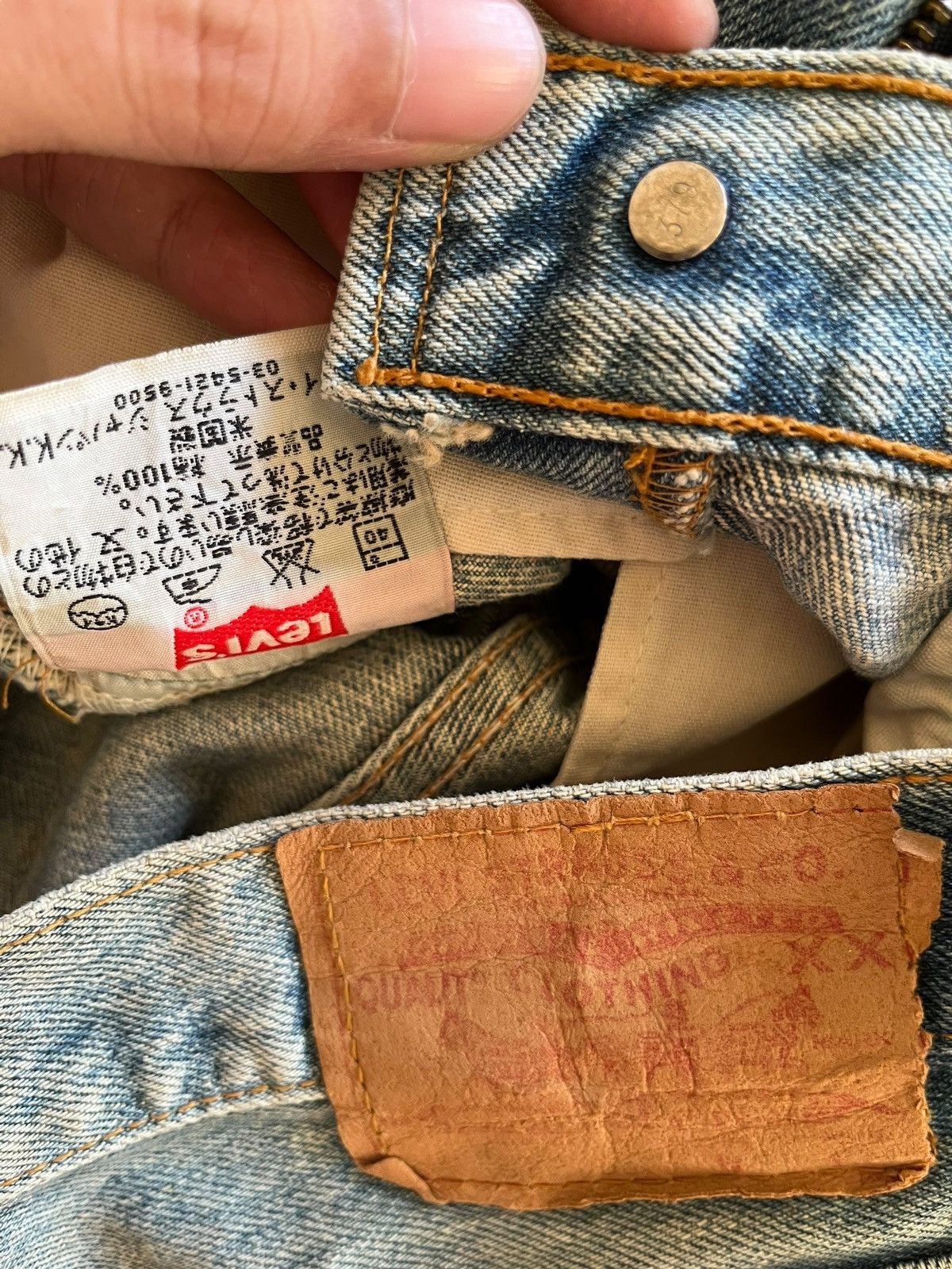 Levi's × Levi's Vintage Clothing Vintage 90s Levis 517 Mud Wash Distressed Flare Jeans Size US 30 / EU 46 - 9 Thumbnail