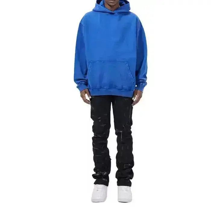 Japanese Brand Black Stacked Denim Jeans Size US 32 / EU 48 - 4 Thumbnail