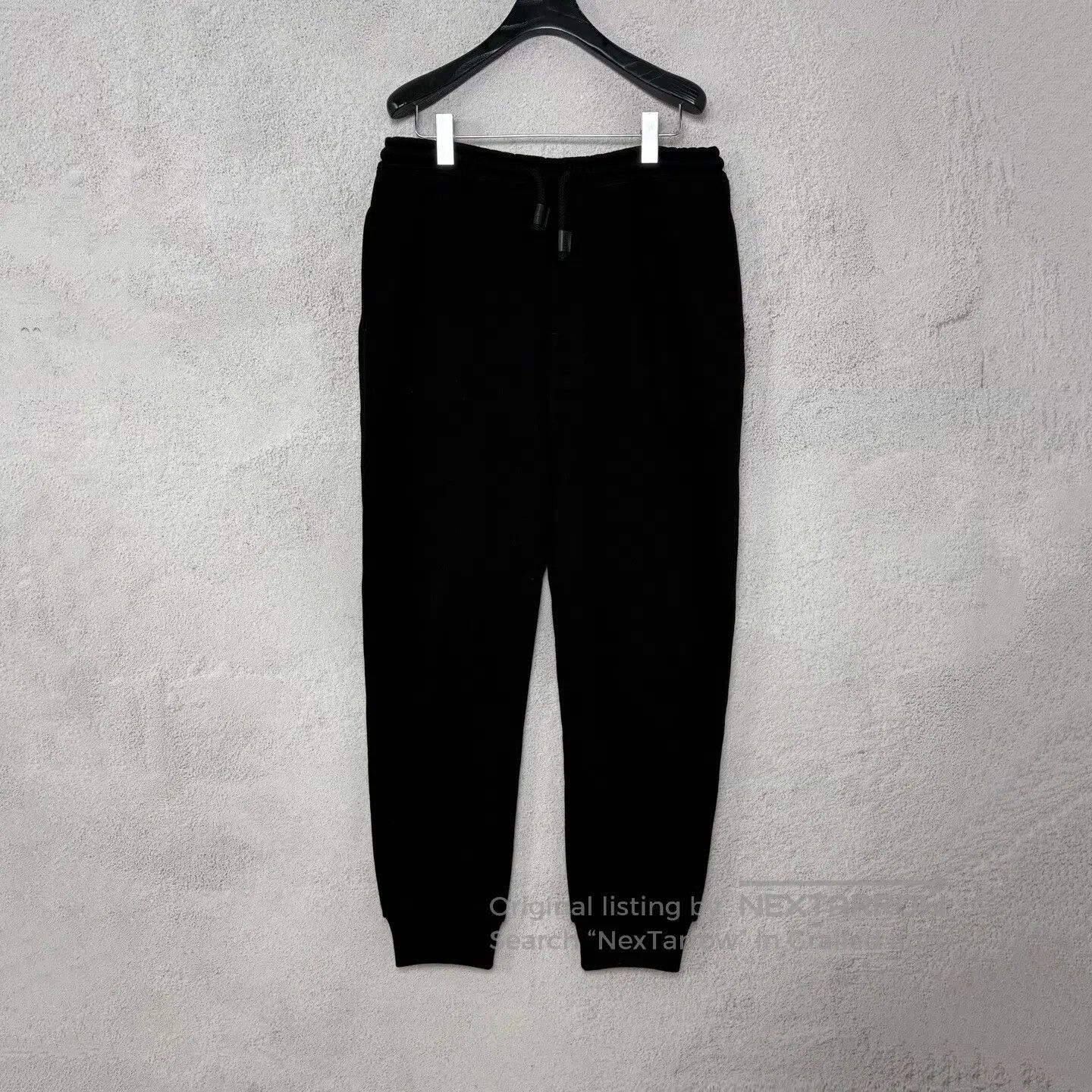 Loewe Loewe sizem Solid-color knitted sport pants with embroidere Size US 30 / EU 46 - 1 Thumbnail