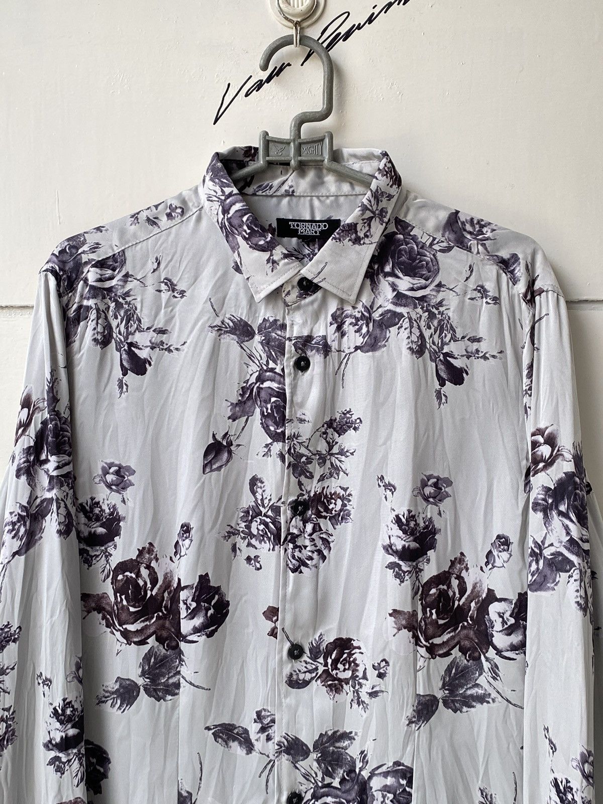 Tornado Mart Tornado Mart Flower Motive Shirt Size US XS / EU 42 / 0 - 12 Thumbnail