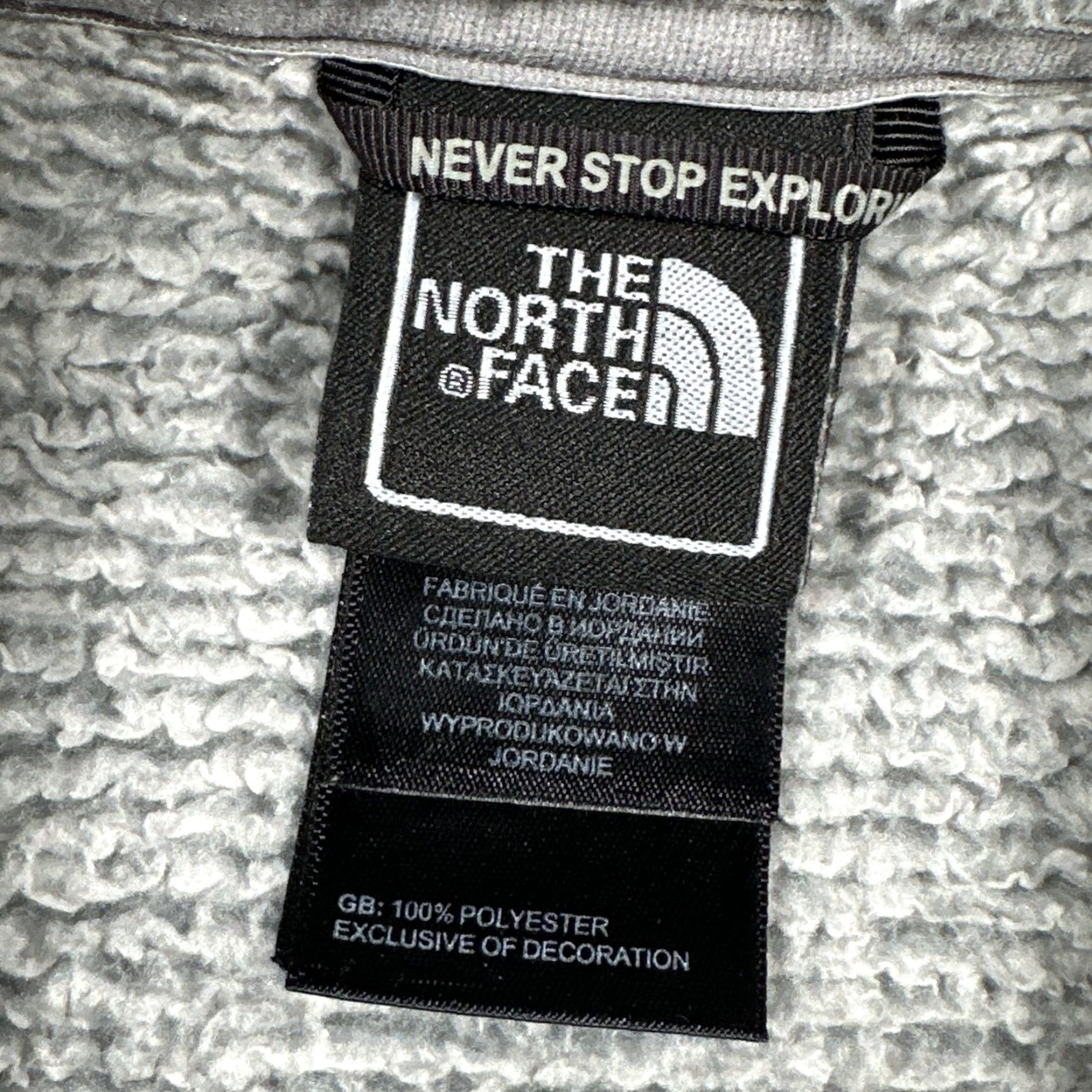 The North Face The North Face Womens Jacket Medium Gray Osito 2 Fleece Full Zip Soft High Pile Size M / US 6-8 / IT 42-44 - 5 Thumbnail