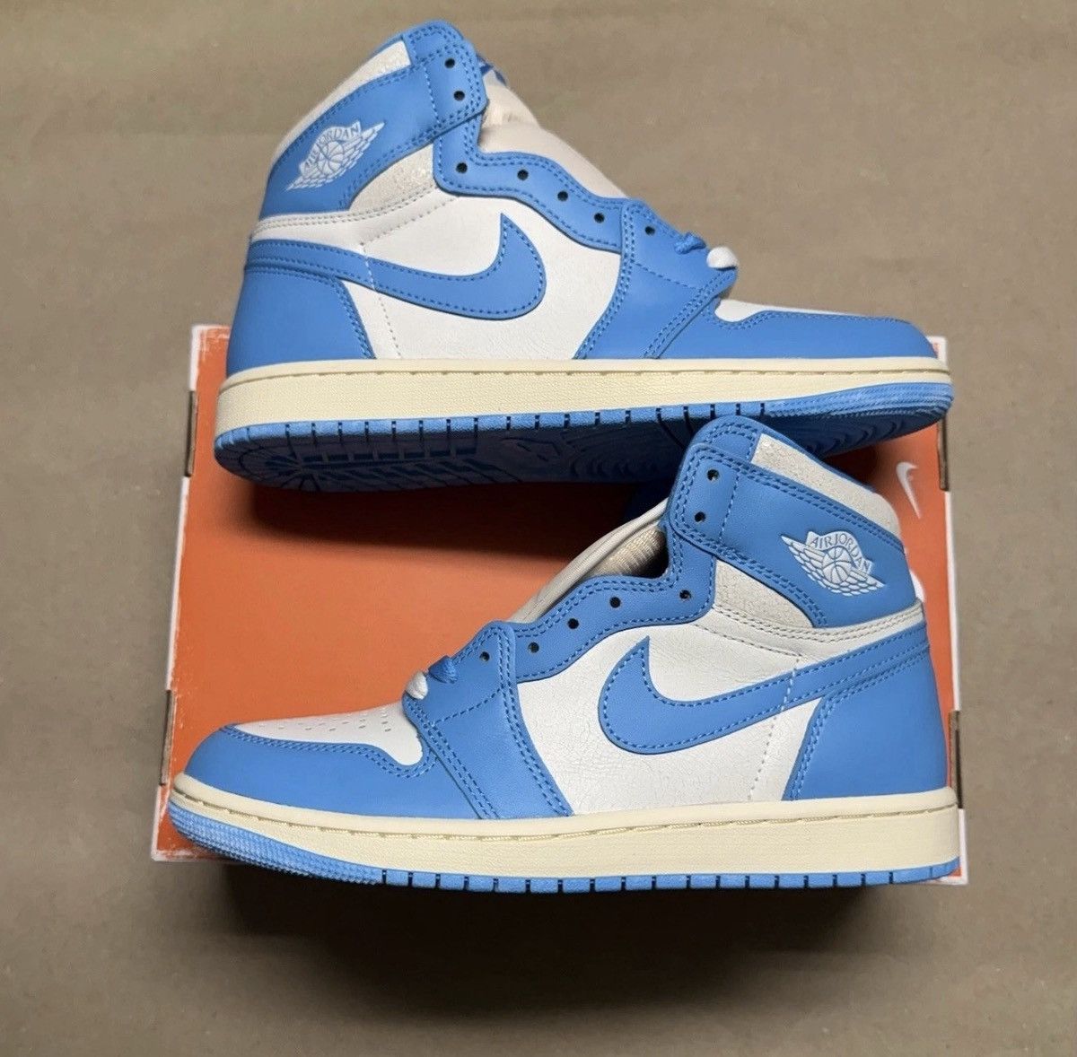 Jordan Brand Nike Air Jordan 1 Retro High OG UNC Reimagined Mens 7 NEW! Size US 7 / EU 40 - 1 Thumbnail