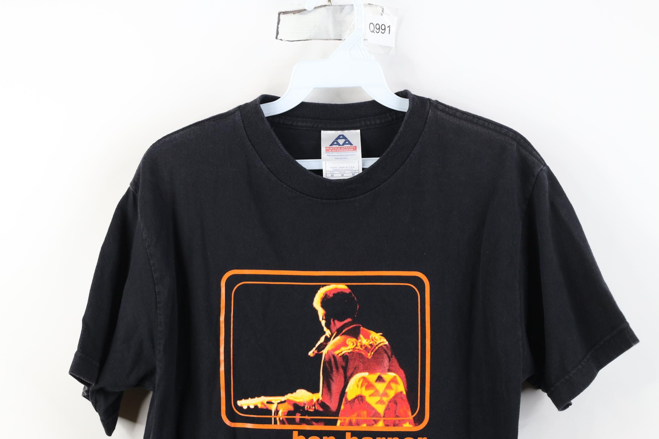 Vintage Vintage Spell Folk Reggae Ben Harper Band Tour T-Shirt Black Size US M / EU 48-50 / 2 - 2 Thumbnail