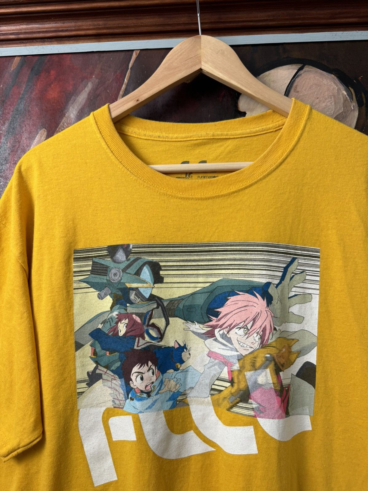 Anime Rare Japanese Anime Fooly Cooly FLCL Promo Tee Manga Series Size US L / EU 52-54 / 3 - 2 Thumbnail