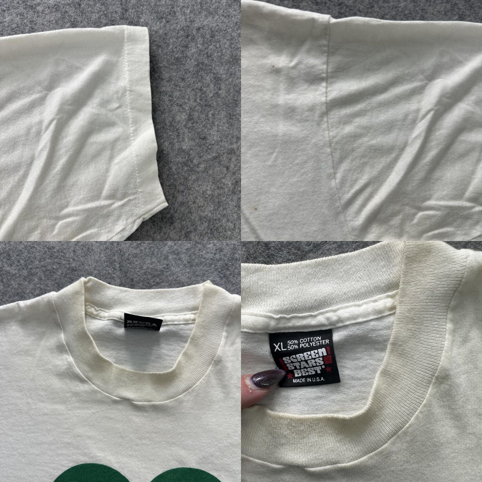 Vintage VINTAGE Screen Stars Best SIU College Shirt Mens XL White Crew Neck Short Sleeve Graphic Print 90s SIU School of Medicine Size US XL / EU 56 / 4 - 8 Thumbnail