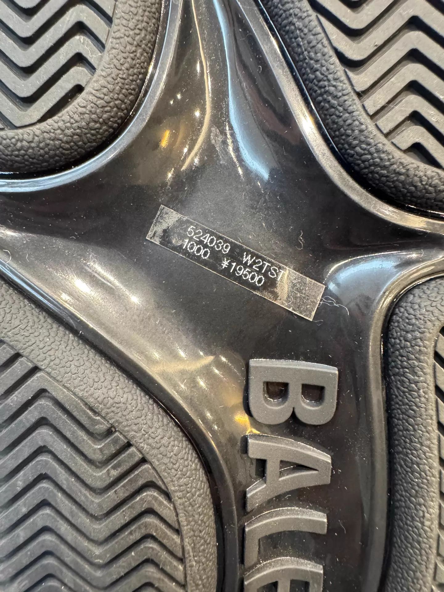 Balenciaga Balenciaga Triple S Black Crystal-embellished Sneaker Size US 6.5 / IT 36.5 - 6 Thumbnail