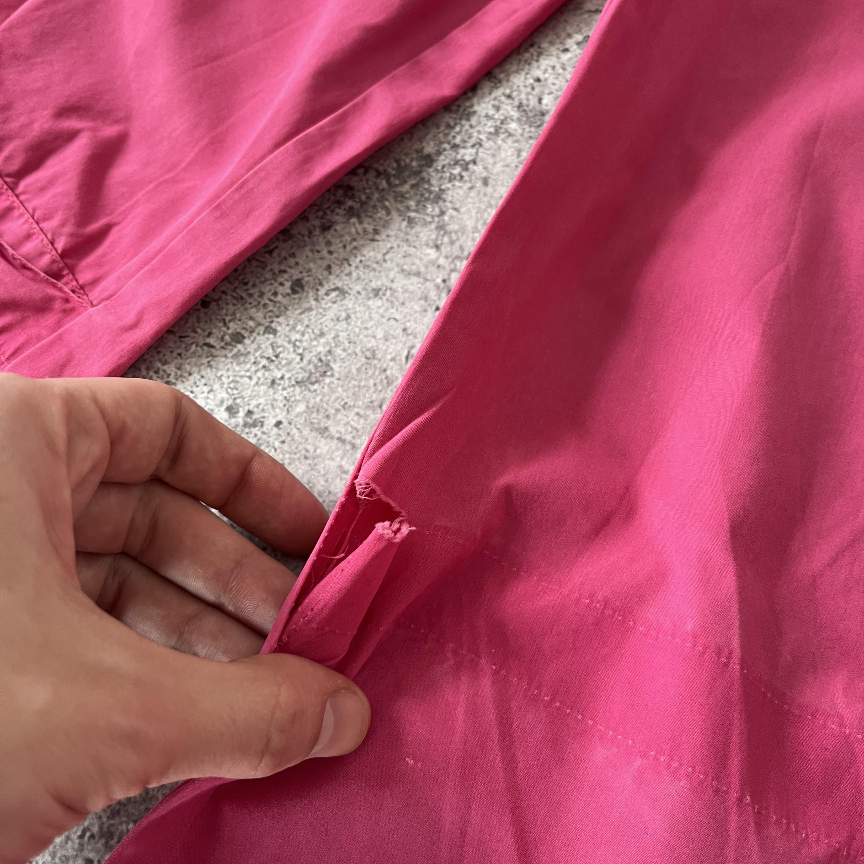 Japanese Brand × Vintage Vintage Y2K Pink Cargo Japanese Style Parachute Pants Size 36" / US 14 / IT 50 - 11 Thumbnail