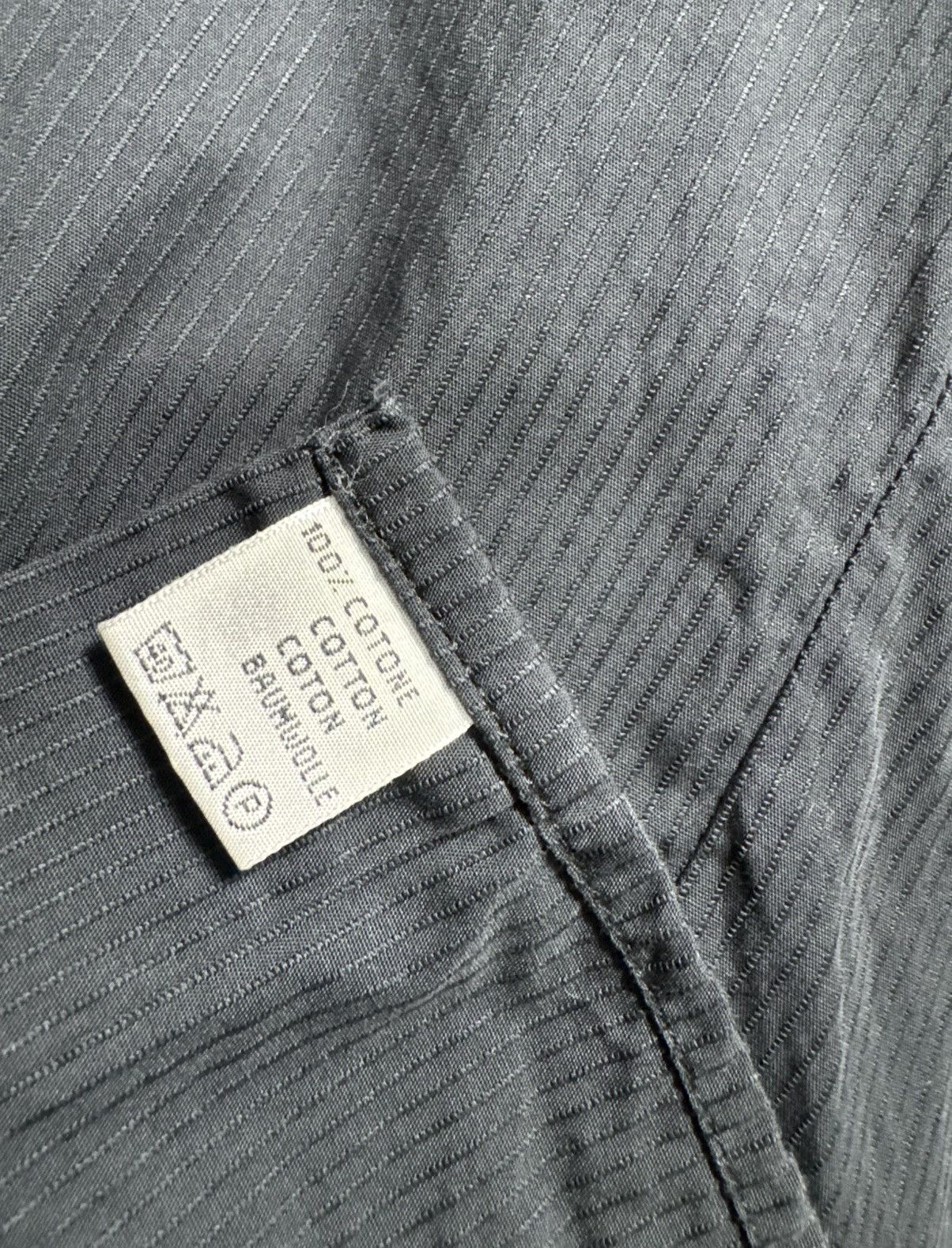 Balenciaga Balenciaga BB Black Luxury Button Up Shirt Vintage Size 42 Size US S / EU 44-46 / 1 - 9 Thumbnail