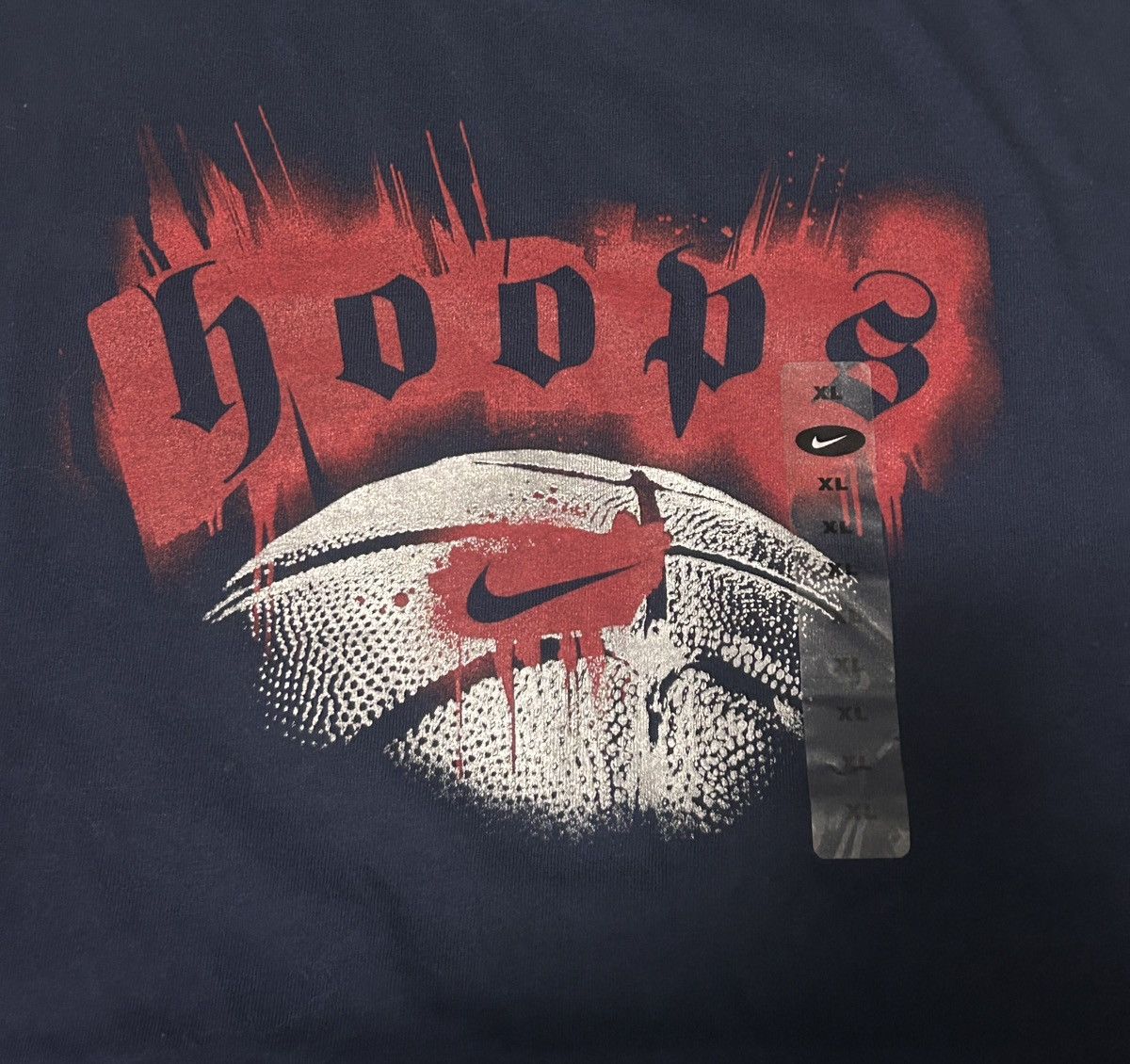Nike New Y2K Nike Basketball Hoops Navy Blue & Red Tank Top XL Size US XL / EU 56 / 4 - 4 Thumbnail