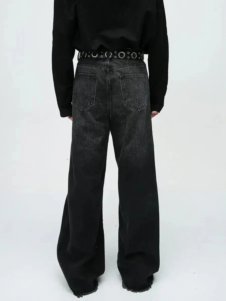 Japanese Brand Retro straight leg spliced jeans Size US 32 / EU 48 - 2 Thumbnail