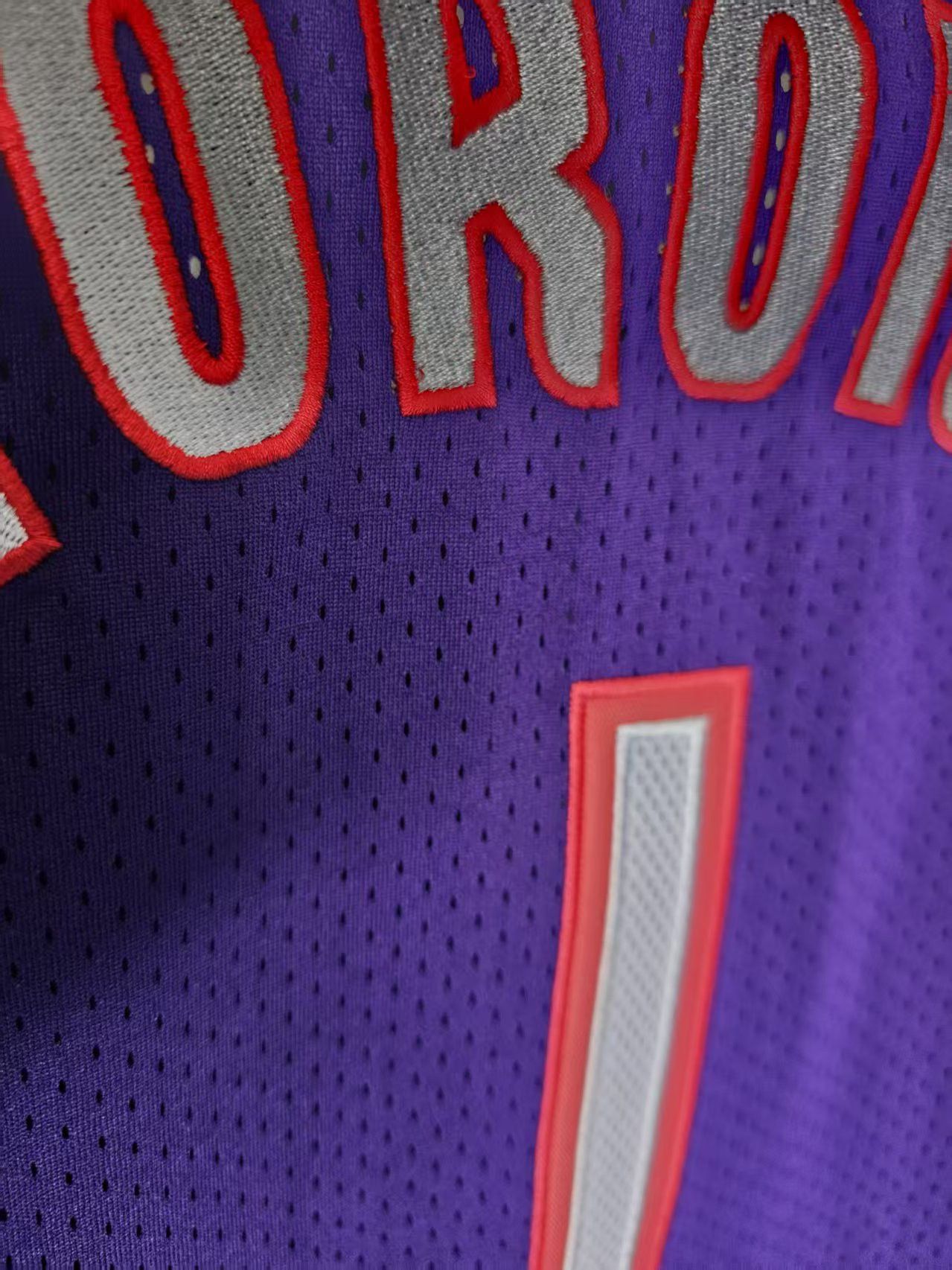 NBA Tracy McGrady Jersey Toronto Raptors 1 Double Stitched Size US XXL / EU 58 / 5 - 3 Thumbnail