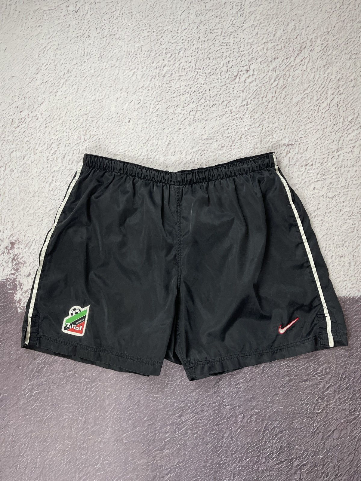 Nike Nike vintage 90s Tirol Innsbruck black nylon shorts Size US 34 / EU 50 - 1 Thumbnail