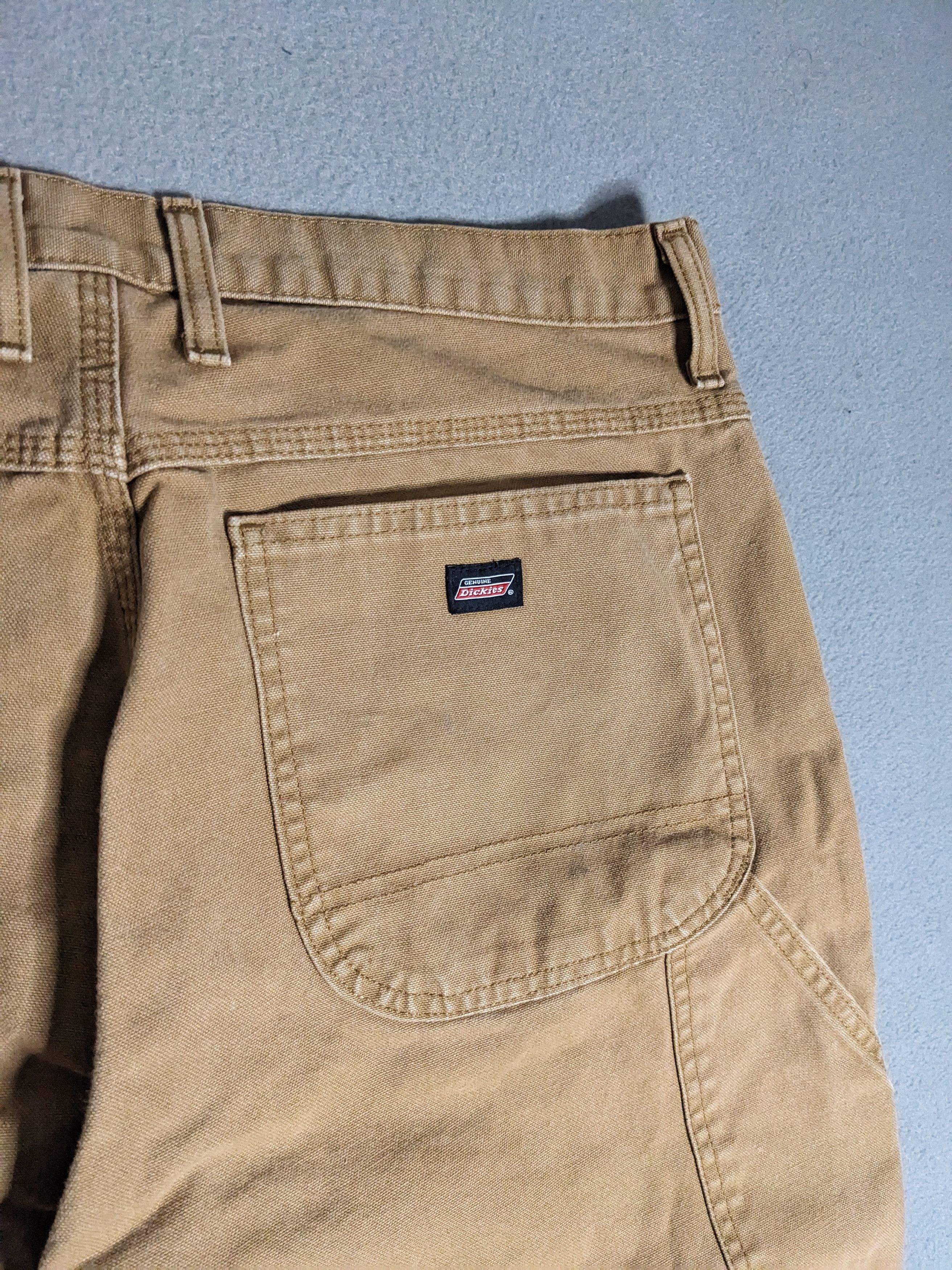 Dickies Dickies Carpenter Pants 35x30 Canvas Distressed Baggy Faded Size US 35 - 3 Thumbnail