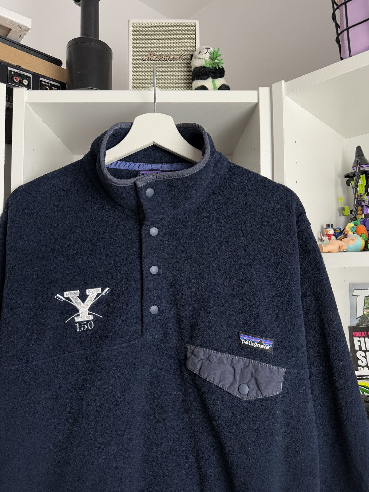 Designer × Patagonia Vintage Patagonia Synchilla snap t yale fleece sweatshirt M Size US M / EU 48-50 / 2 - 3 Thumbnail