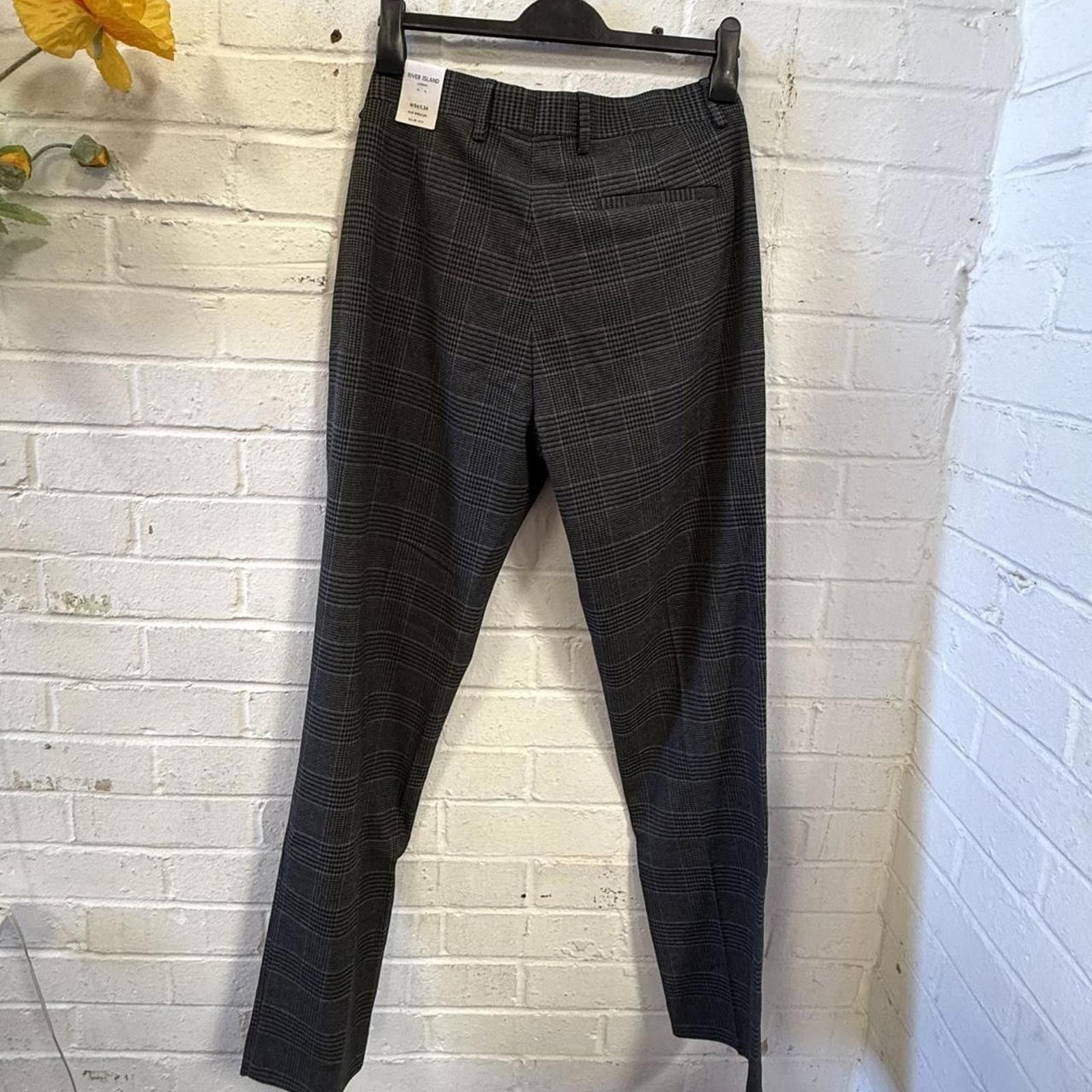 Other Women's Grey and Black Trousers Size 38" / US 16 / IT 52 - 5 Thumbnail