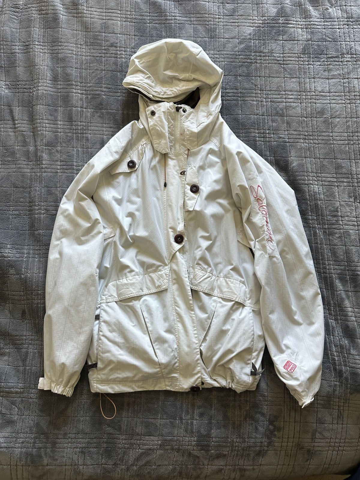 Salomon Vintage Salomon Clima Pro Ski Jacket Gorpcore Waterproof Size XL / US 12-14 / IT 48-50 - 1 Thumbnail