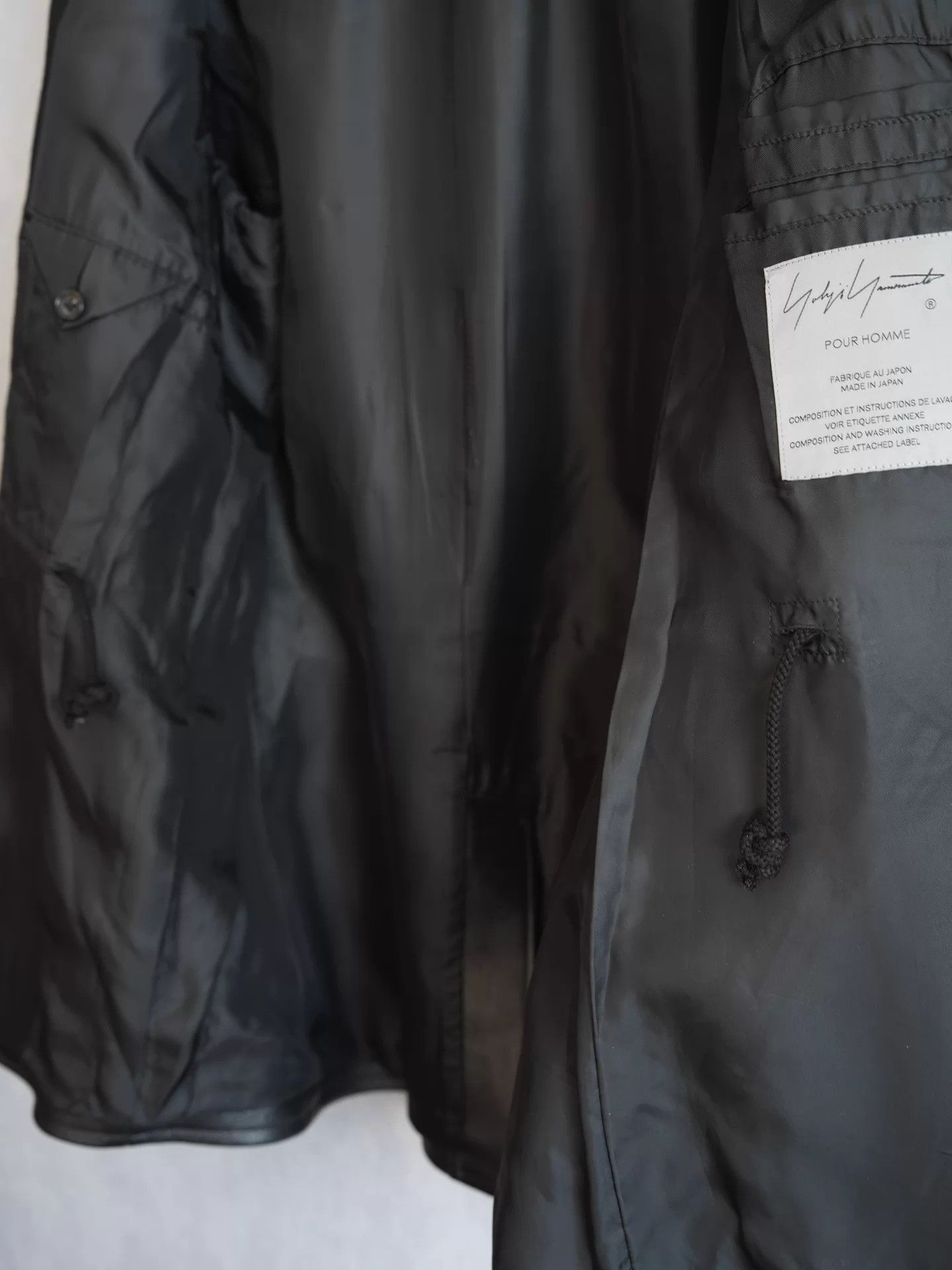 Yohji Yamamoto Yohji Yamamoto 22AW DB Buffalo Leather Jacket Size 2 Size US M / EU 48-50 / 2 - 8 Thumbnail