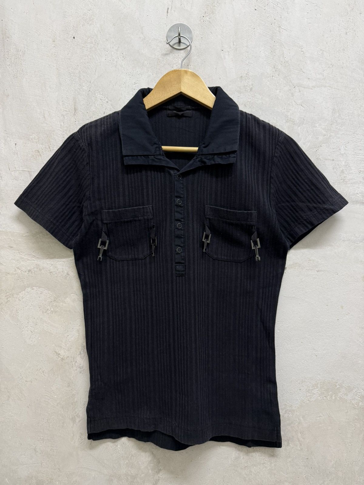 If Six Was Nine Grunge Tete Homme y2k Goth Polo Tees Size M / US 6-8 / IT 42-44 - 1 Thumbnail