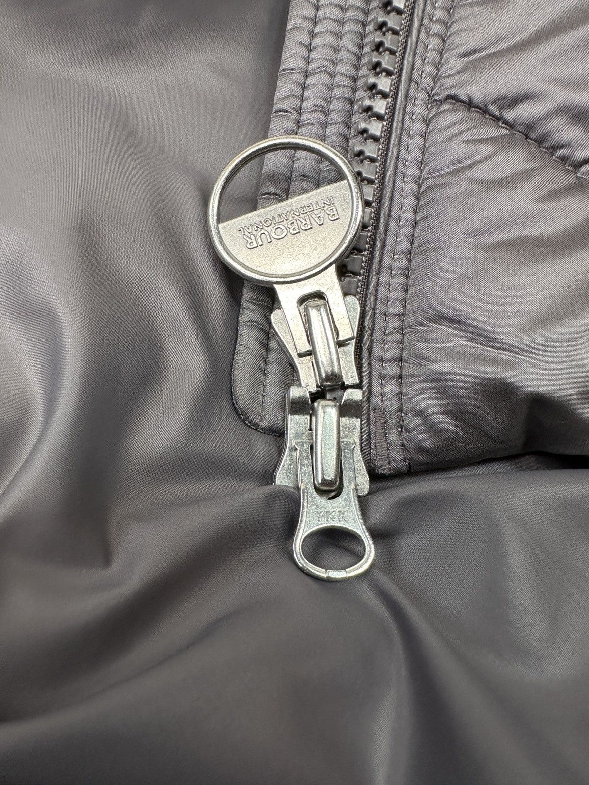 Barbour BARBOUR INTERNATIONAL Motegi Quilt Jacket Silver Women’s Size S / US 4 / IT 40 - 8 Thumbnail