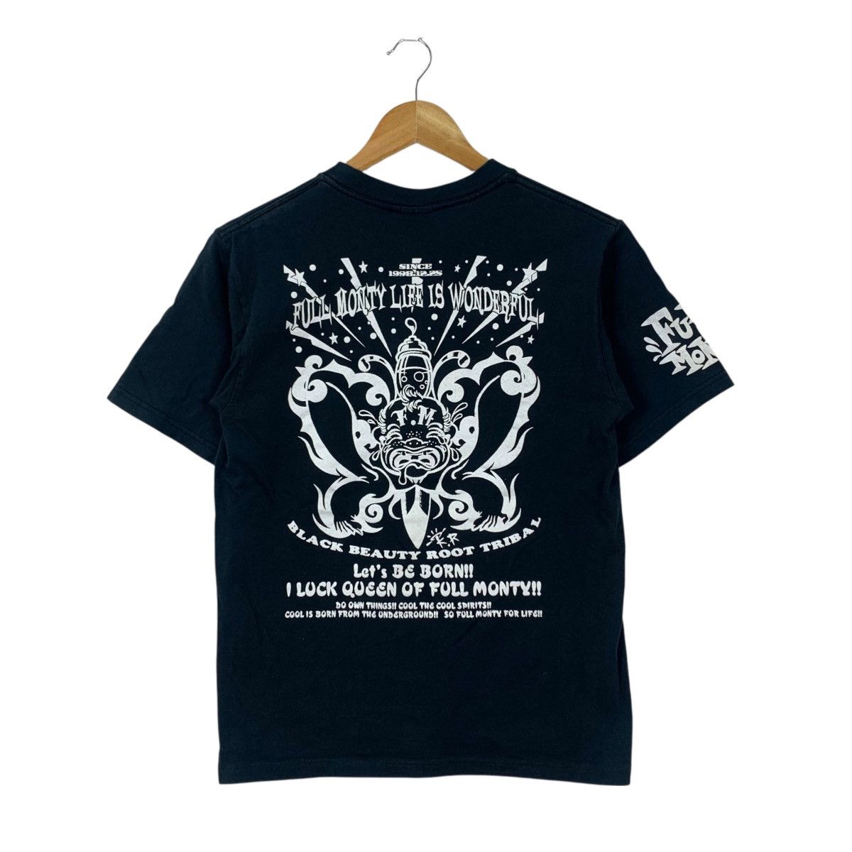 Japanese Brand FULL MONTY Life Is Wonderful Punk Brass Japanese Band Shirt Size US S / EU 44-46 / 1 - 1 Thumbnail