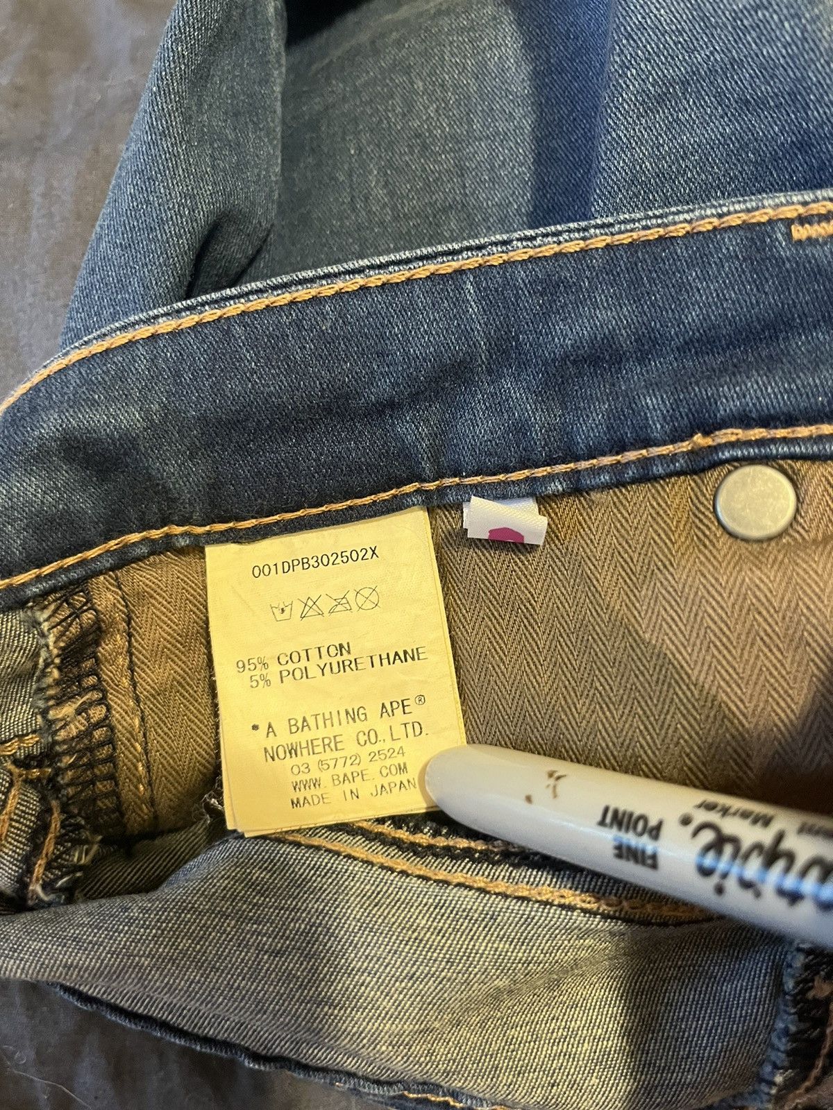 Bape Bape Ape Head jeans Size 28" / US 6 / IT 42 - 6 Thumbnail