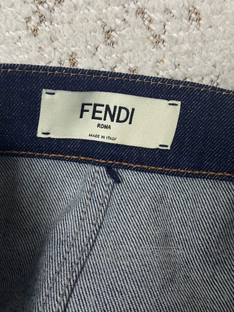 Fendi Fendi Denim skirt Size 27" / US 4 / IT 40 - 3 Thumbnail