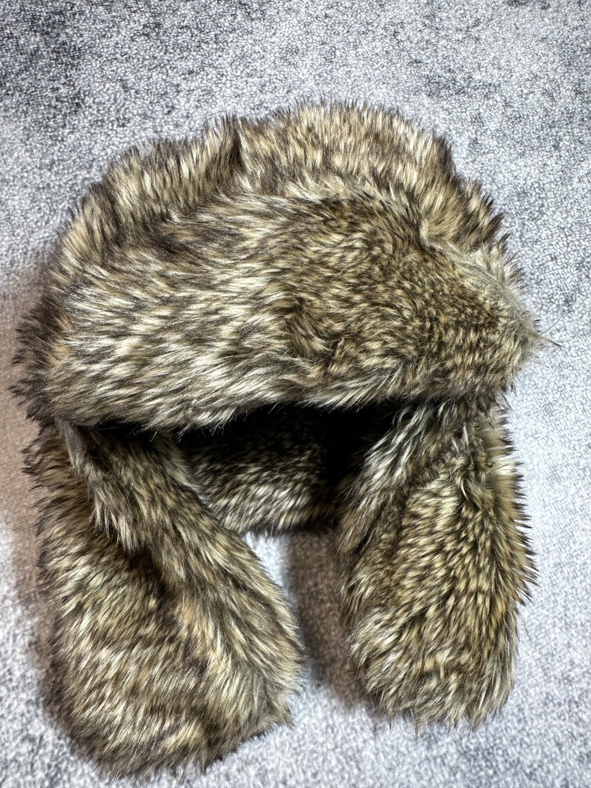 Other Y2K Vintage Avant Garde Fur Hat Ushanka Streetwear Rare Alt Size ONE SIZE - 3 Thumbnail