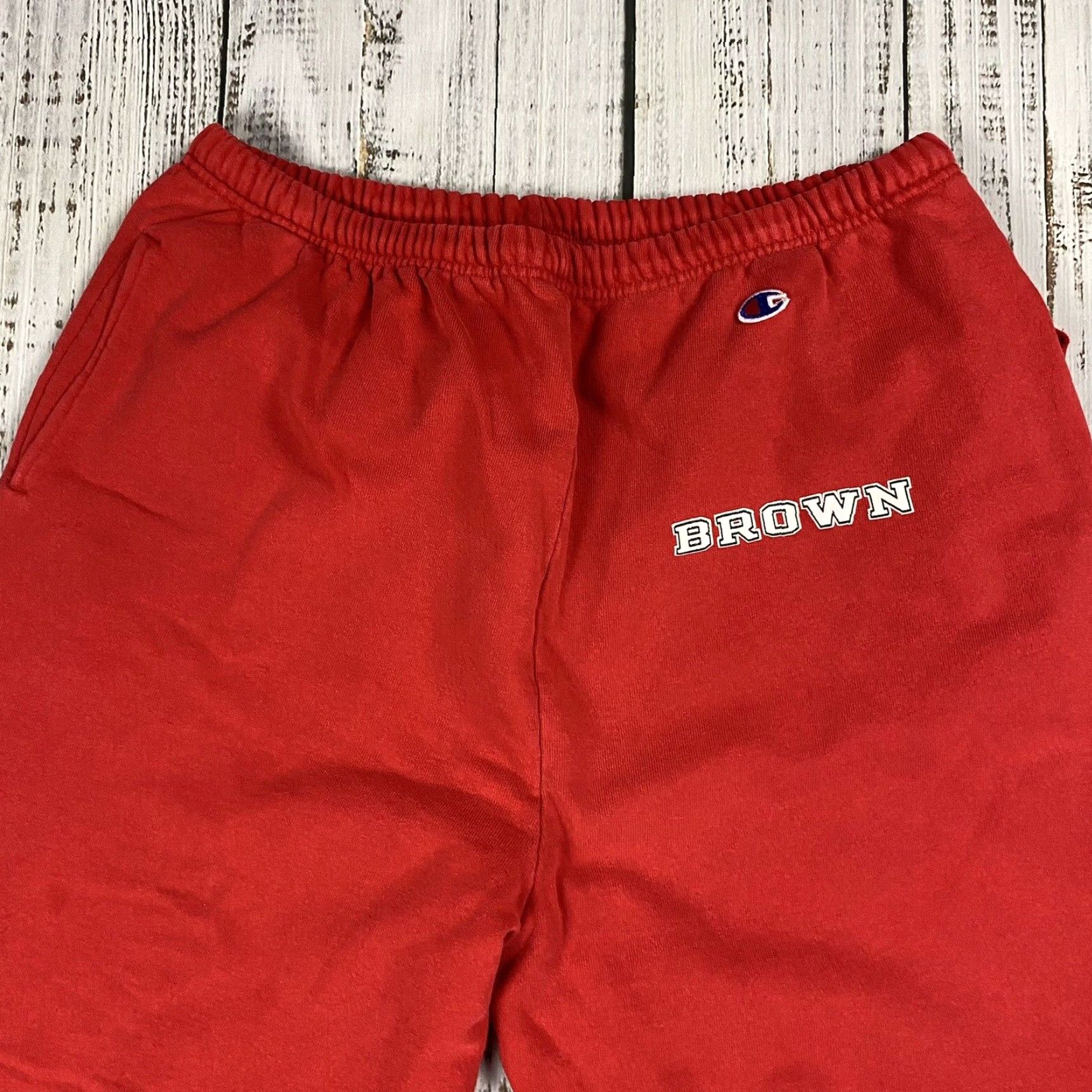 Champion VINTAGE CHAMPION SWEATPANTS BROWN UNIVERSITY RED LOGO MADE IN USA XL 80S 90S Size US 36 / EU 52 - 2 Thumbnail