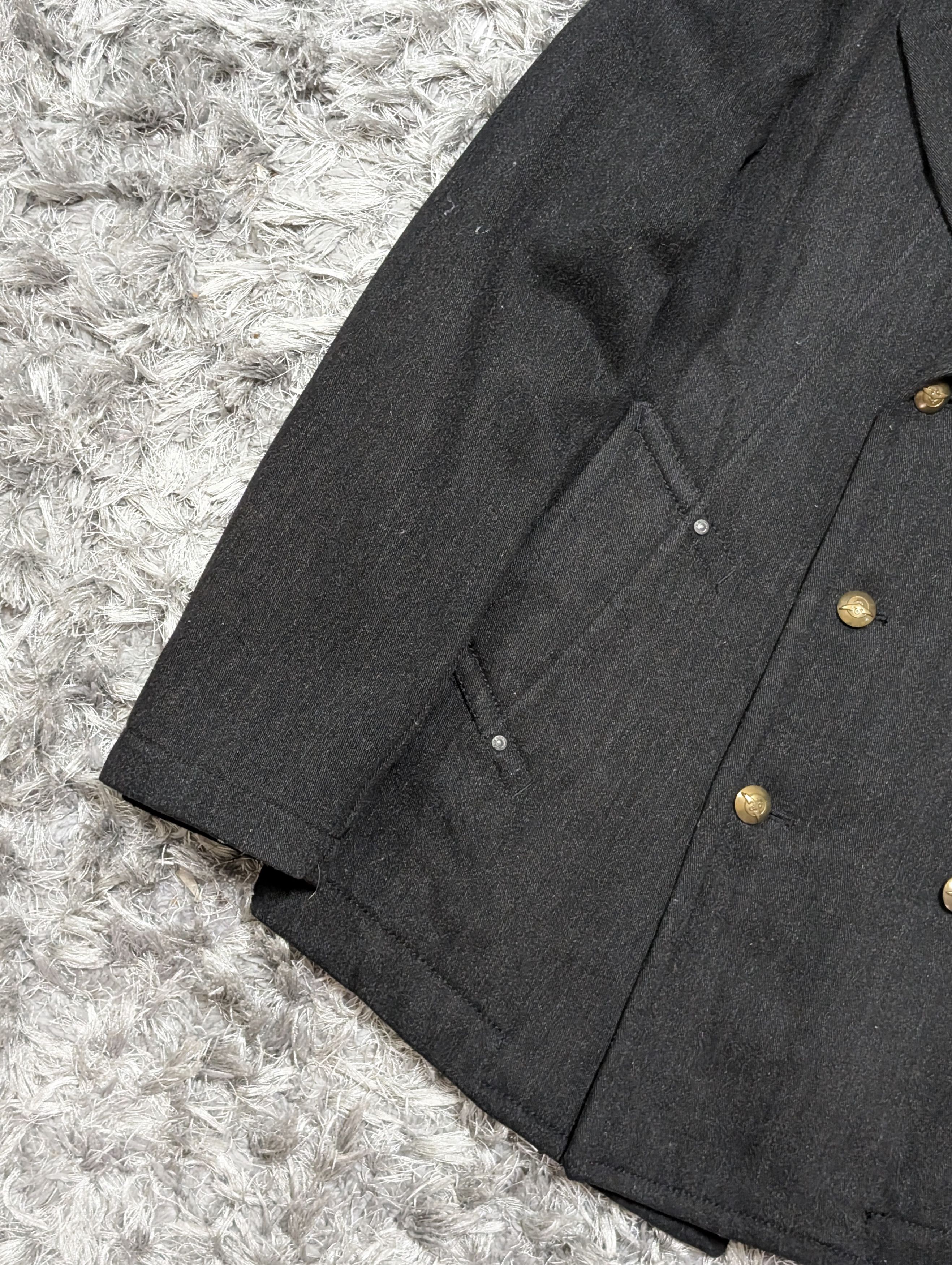 GAS Vintage Gas Double Breast Coat Six Button Wool Jacket Size US M / EU 48-50 / 2 - 6 Thumbnail