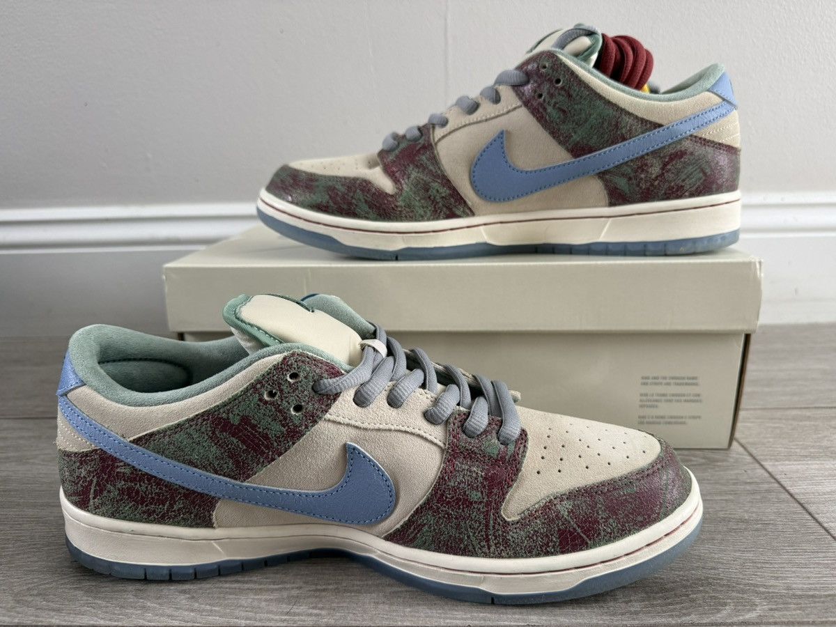 Nike Crenshaw Skate Club Nike Dunk Low SB Sail Blue Cedar Sz 12 Size US 12 / EU 45 - 2 Thumbnail