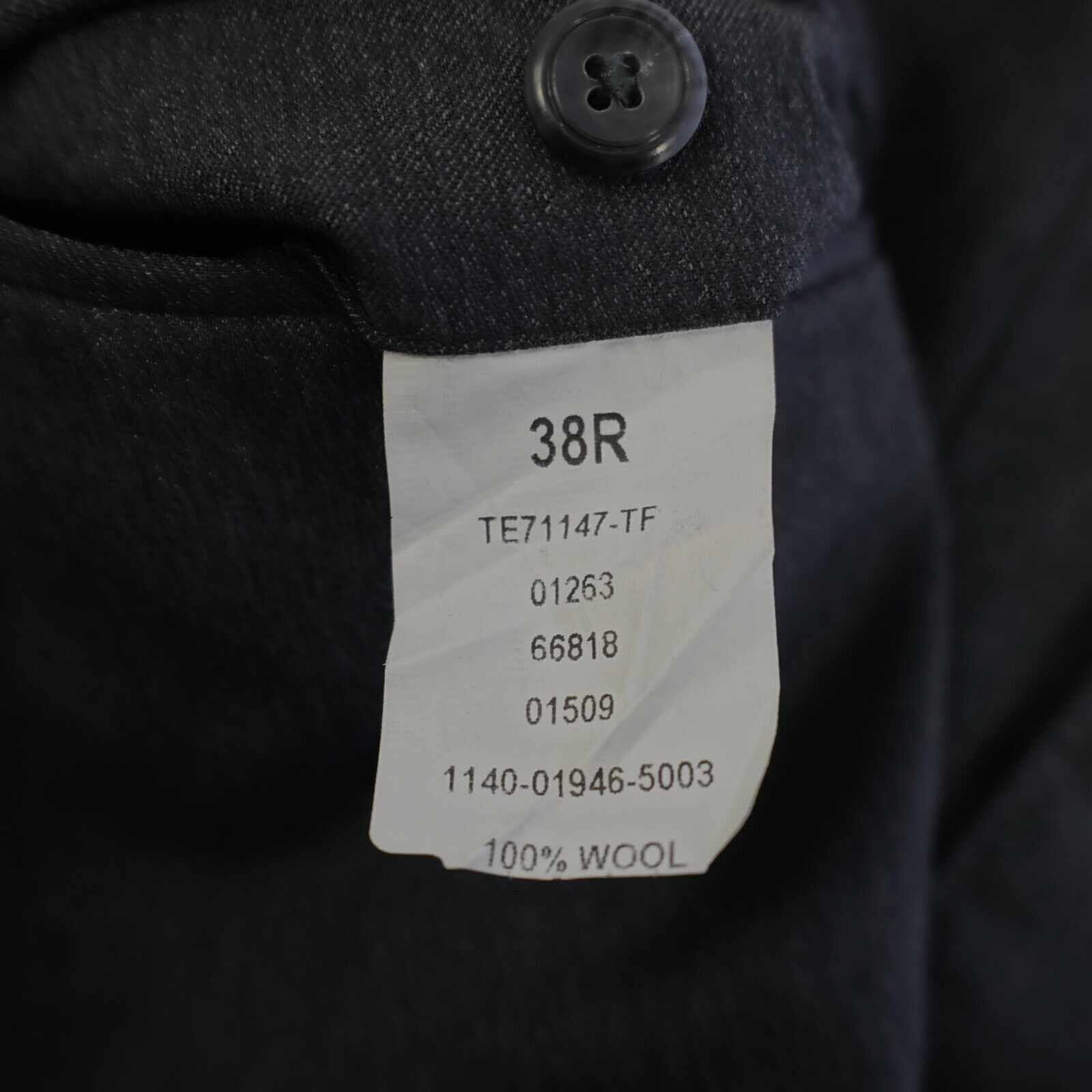 Jos. A. Bank Jos A Bank Tailored Fit Executive Gray Wool Dress Pants 41/2 Size 40R - 7 Thumbnail