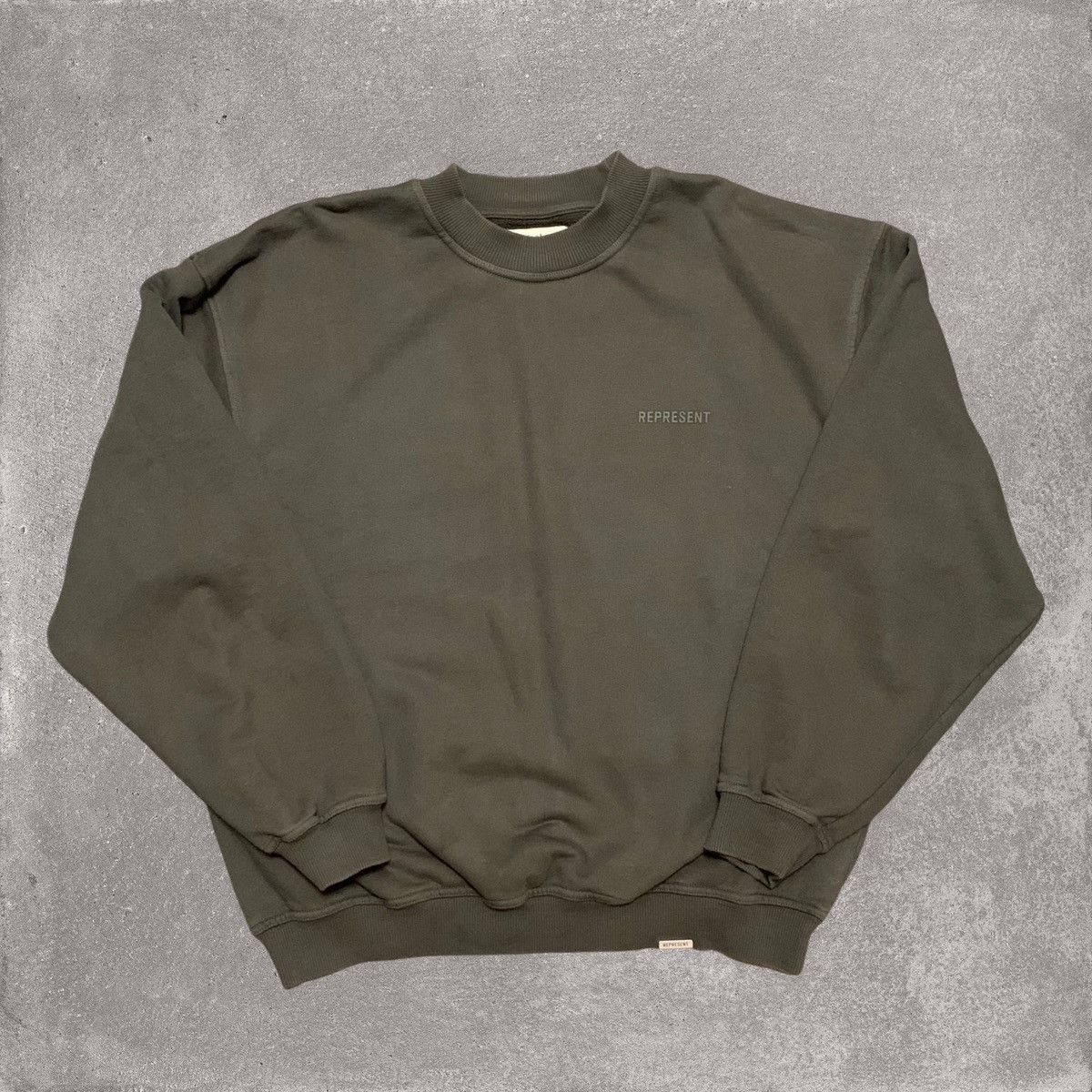 image of Represent Clo Represent Medium Blanks Dusk Sweater Sweatshirt in Grey, Men's