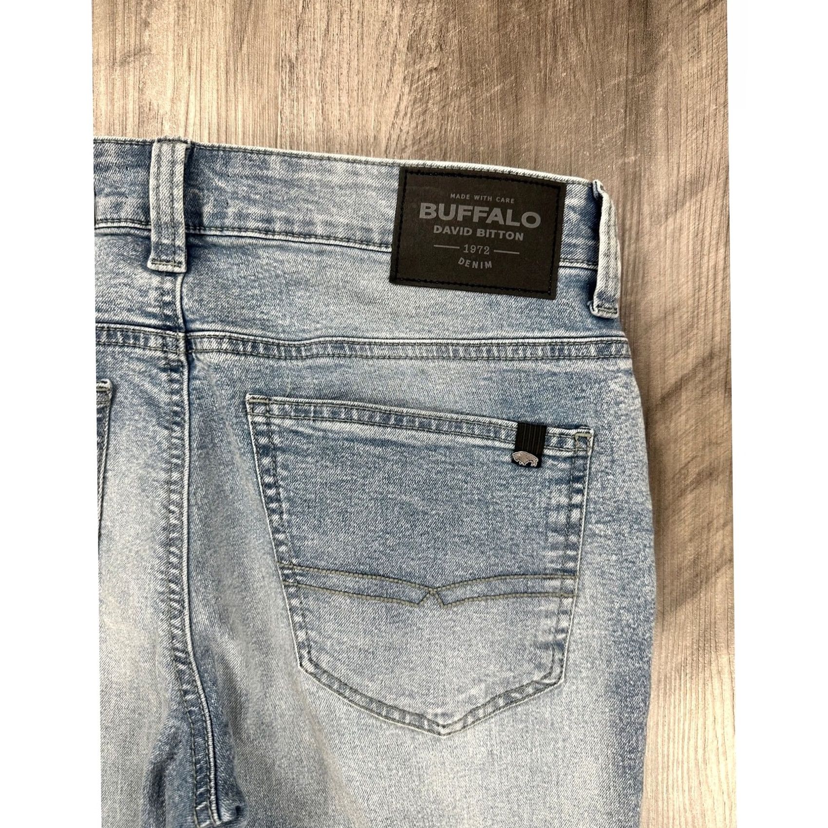 Buffalo David Bitton Buffalo David Bitton Ash Slim Jeans Mens 30x30 NWT Vintage Blue 30 30 Inseam 30 Mens Jeans Slim Fit Vintage Wash Daywear Denim Size US 30 / EU 46 - 7 Thumbnail